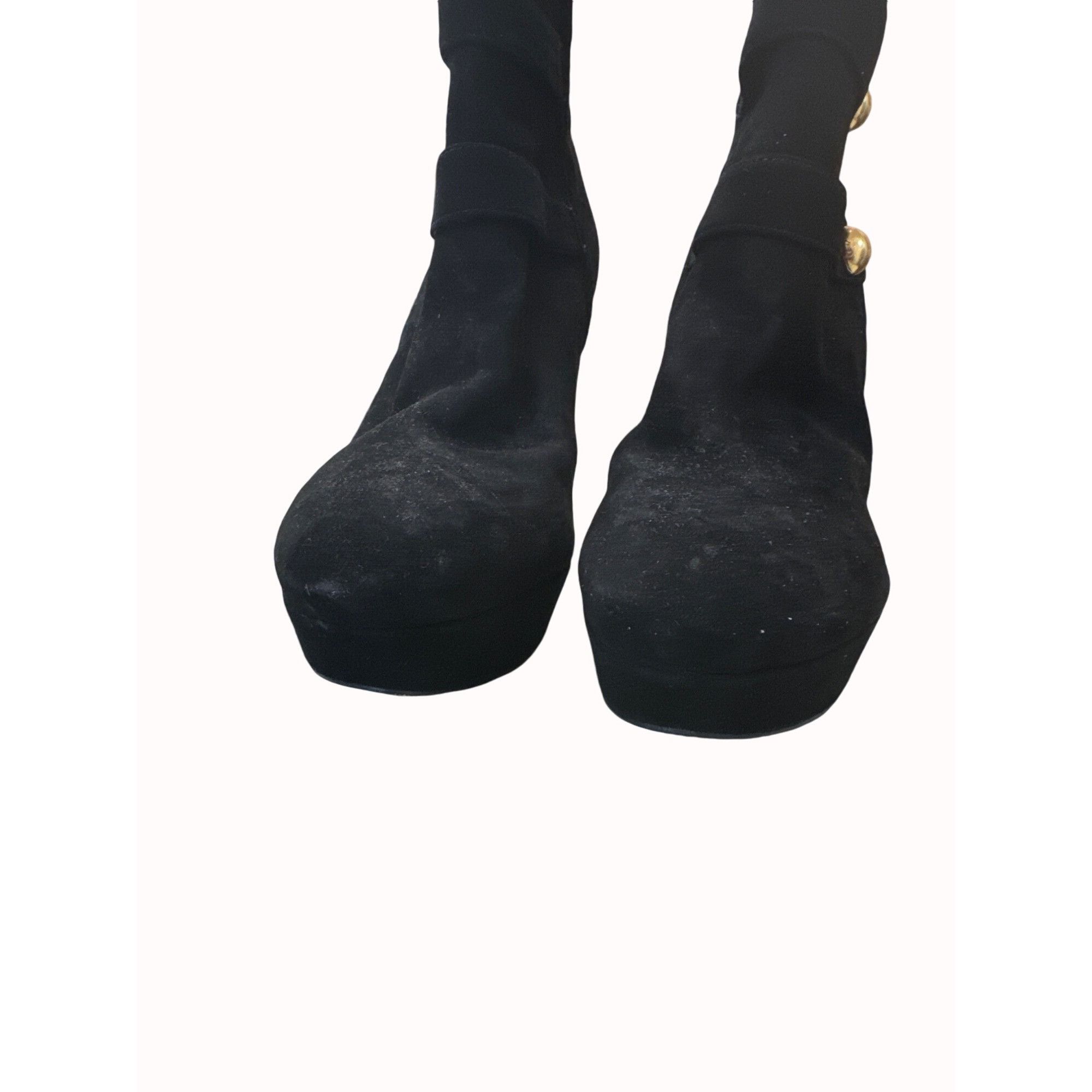 Michael Kors Michael Kors women’s black leather mid calf boots size 8.5m Size US 8.5 / IT 38.5 - 7 Thumbnail