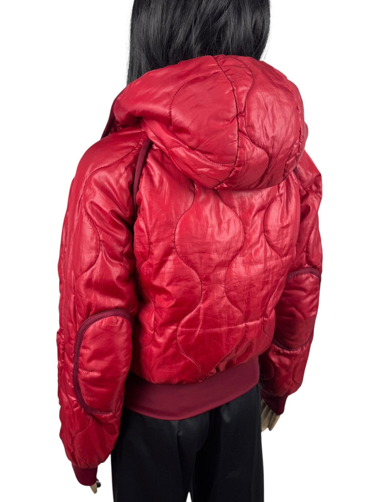Diesel Diesel 00s Vintage Quilted Zip Jacket Army Hooded size S Size S / US 4 / IT 40 - 6 Thumbnail
