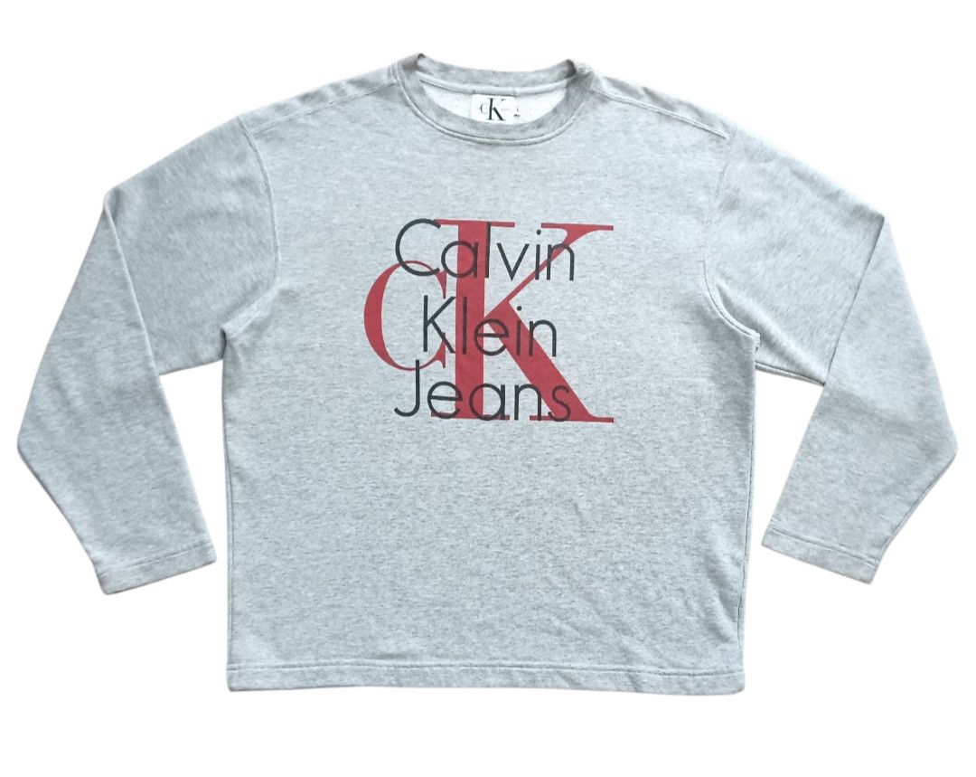 Calvin Klein Vintage Calvin Klein Sweatshirt Size US L / EU 52-54 / 3 - 1 Thumbnail