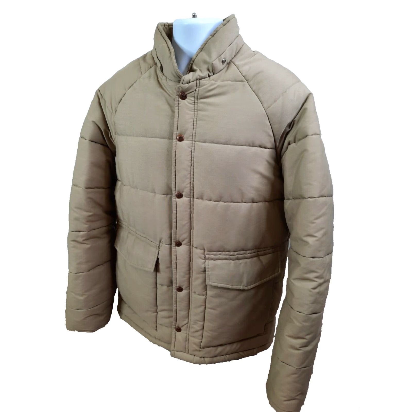 Vintage VINTAGE Golden Fleece Beige Western Quilted Puffer Full Zip Coat Jacket Men's XL Size US M / EU 48-50 / 2 - 4 Thumbnail