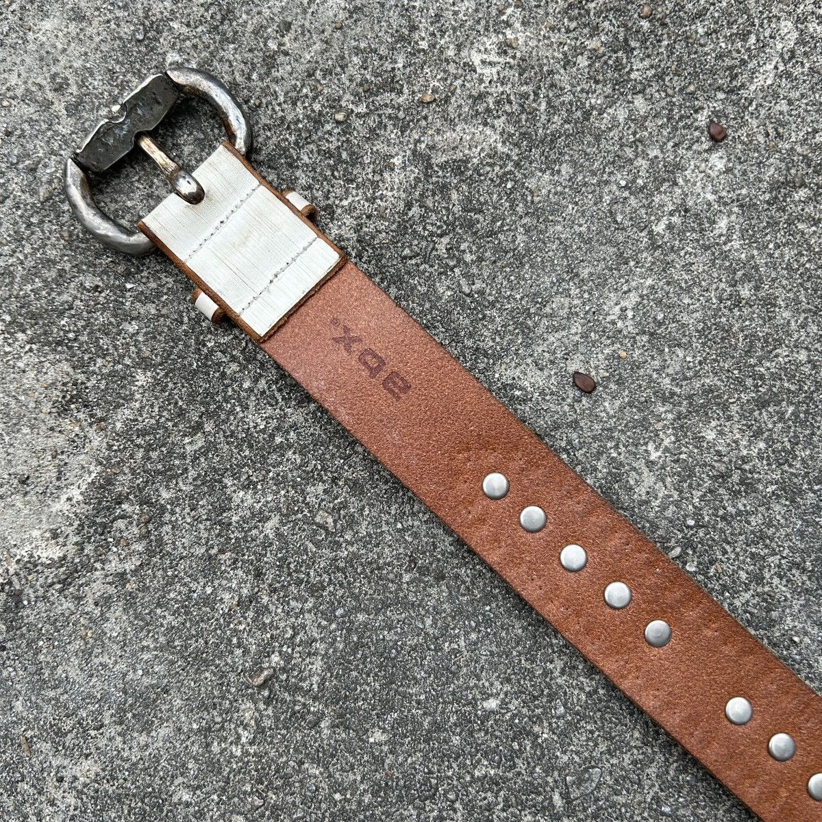 Vintage Vintage studded leather belt (Kapital Style) Size ONE SIZE - 15 Thumbnail