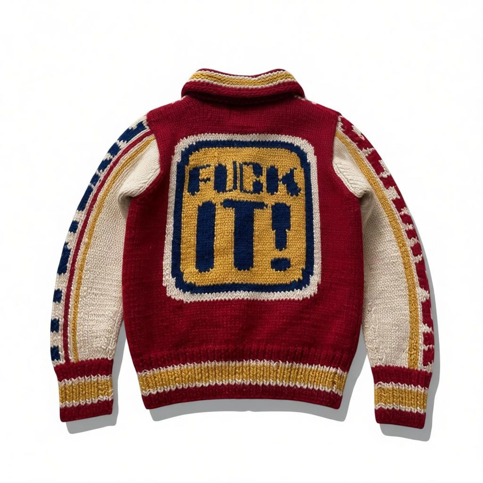 Hysteric Glamour Hysteric Glamour - Wool Knit Sweater Cardigan Bold Text Size US M / EU 48-50 / 2 - 1 Thumbnail