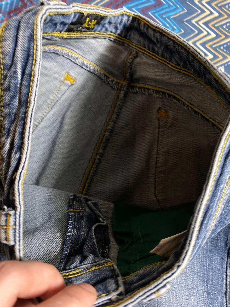 Lee × Vintage Crazy Vintage 90’s Baggy Skater Faded Lee Denim Pants Size US 27 - 4 Thumbnail