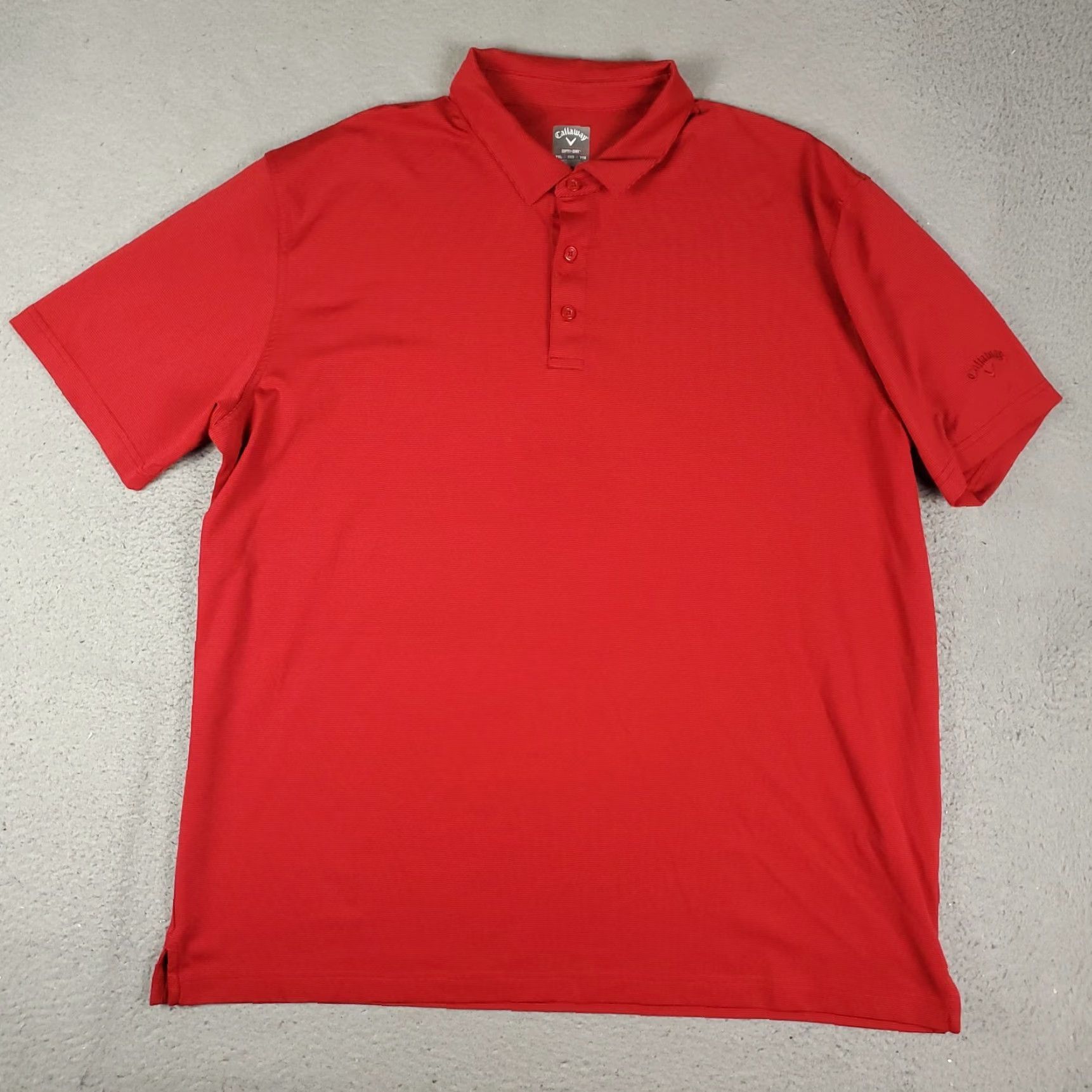Callaway Callaway Polo Shirt Mens Size 2XL Red Striped Opti Dri Fit Golf Short Sleeve Size US XXL / EU 58 / 5 - 2 Thumbnail