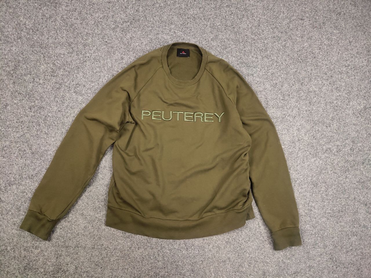 Peuterey Peuterey Embroidered logo Designer Crew Chek Sweatshirt Size US XL / EU 56 / 4 - 11 Thumbnail