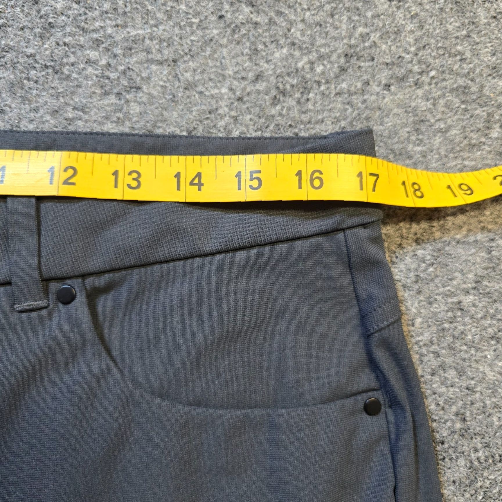 Vintage VRST Pants Mens 35X30 Gray Tapered Stretch Tech Performance Capsule Career Chino 5-Pocket Logo Casual Mens Regular Waist 34-30 Inseam 30 Size US 35 - 5 Thumbnail