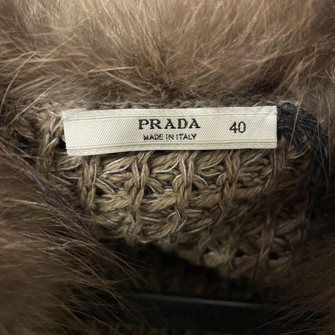 Prada Prada Wool Cardigan With Fur Collar Size M / US 6-8 / IT 42-44 - 3 Thumbnail