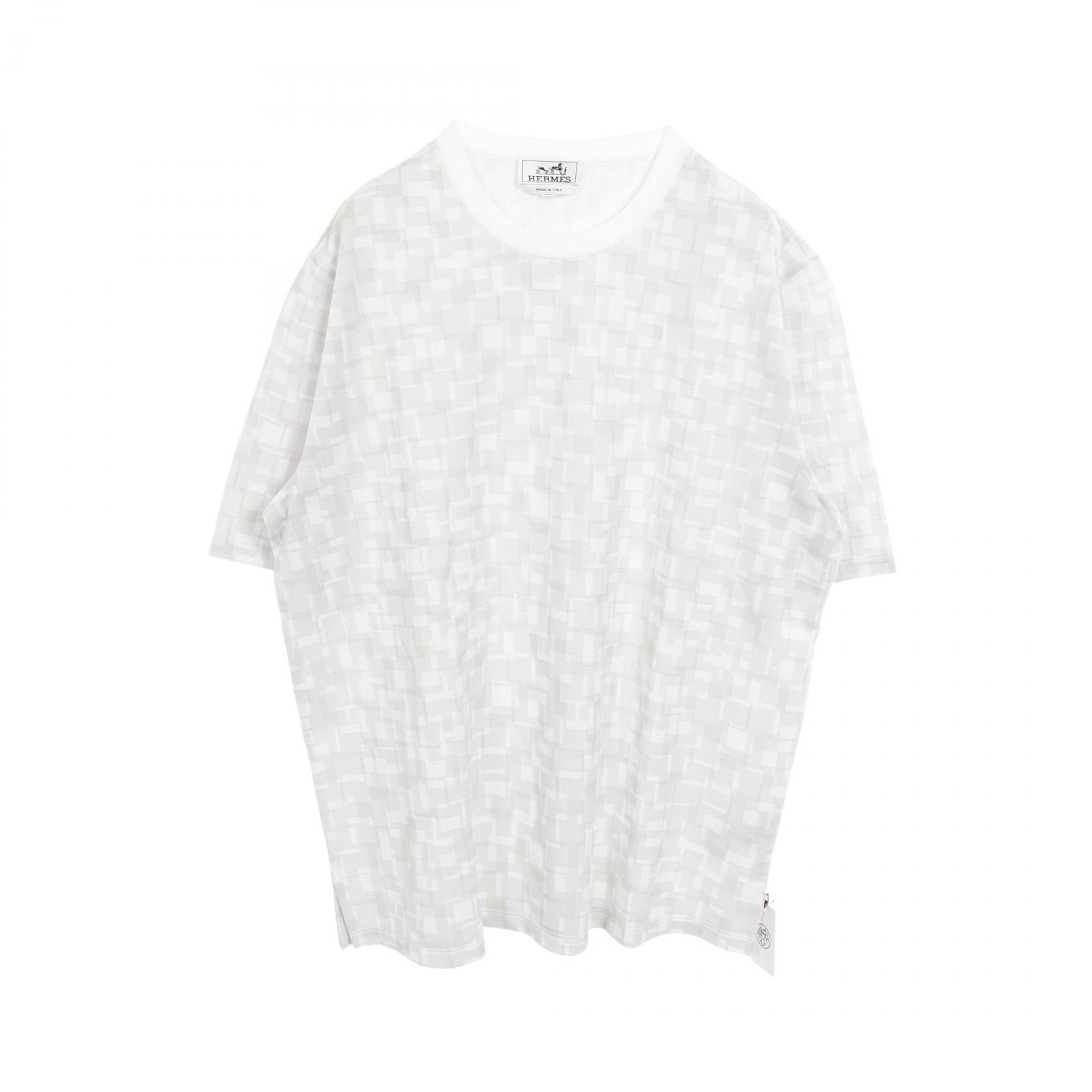 Hermes Hermes Hermes Calques en H Cotton Top Cotton Tops Size ONE SIZE - 1 Thumbnail