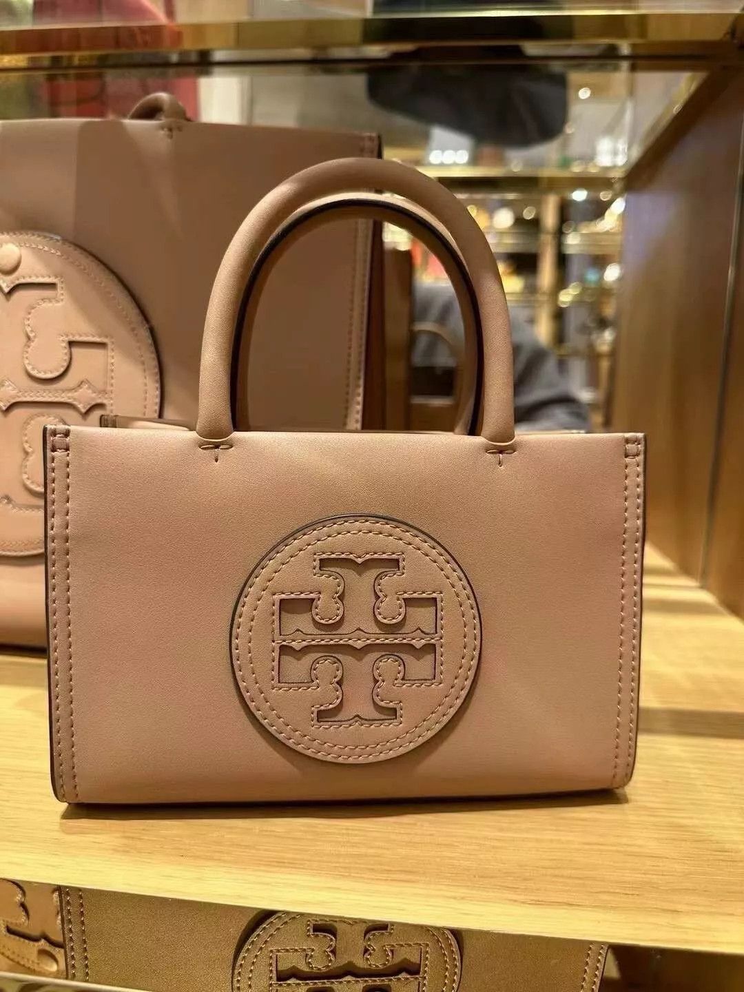 Tory Burch o1s22i1n1024 Size: OS / Ella Bio Mini Tote Bag in Beige Size ONE SIZE - 4 Thumbnail