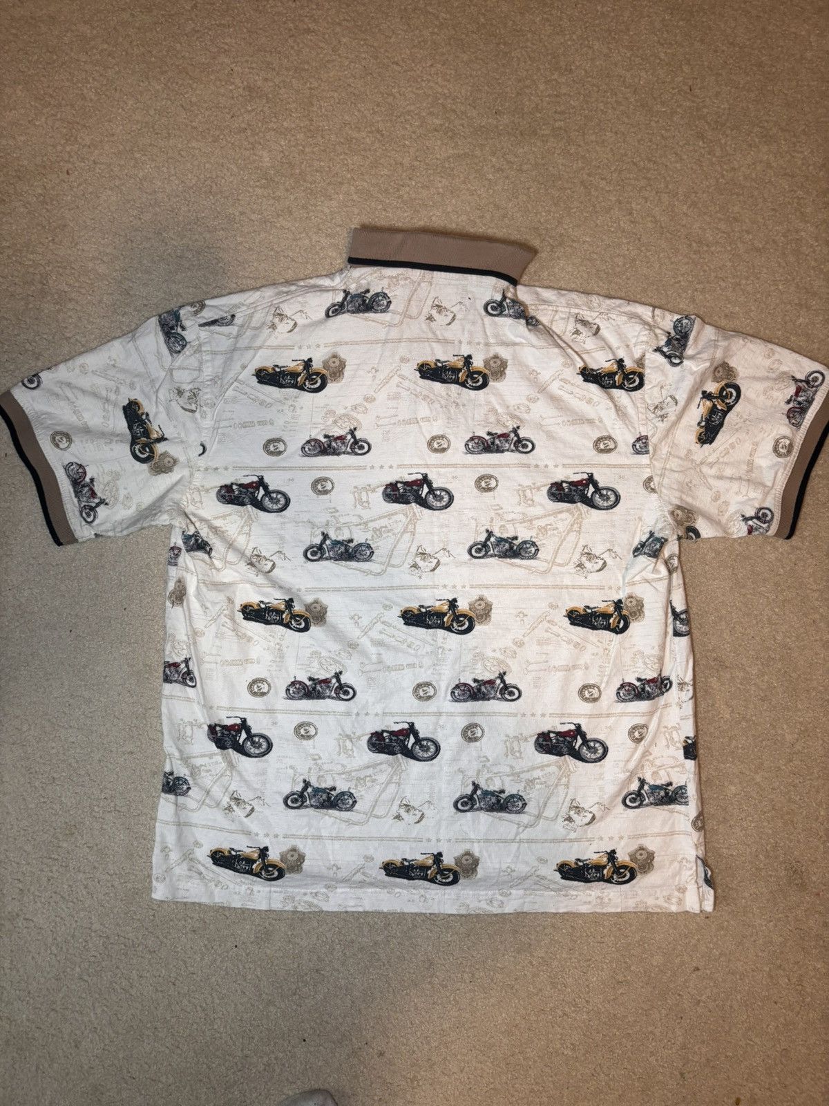 Other American Summer Mens Short Sleeve Motorcycle Polo Size L Size US L / EU 52-54 / 3 - 2 Thumbnail