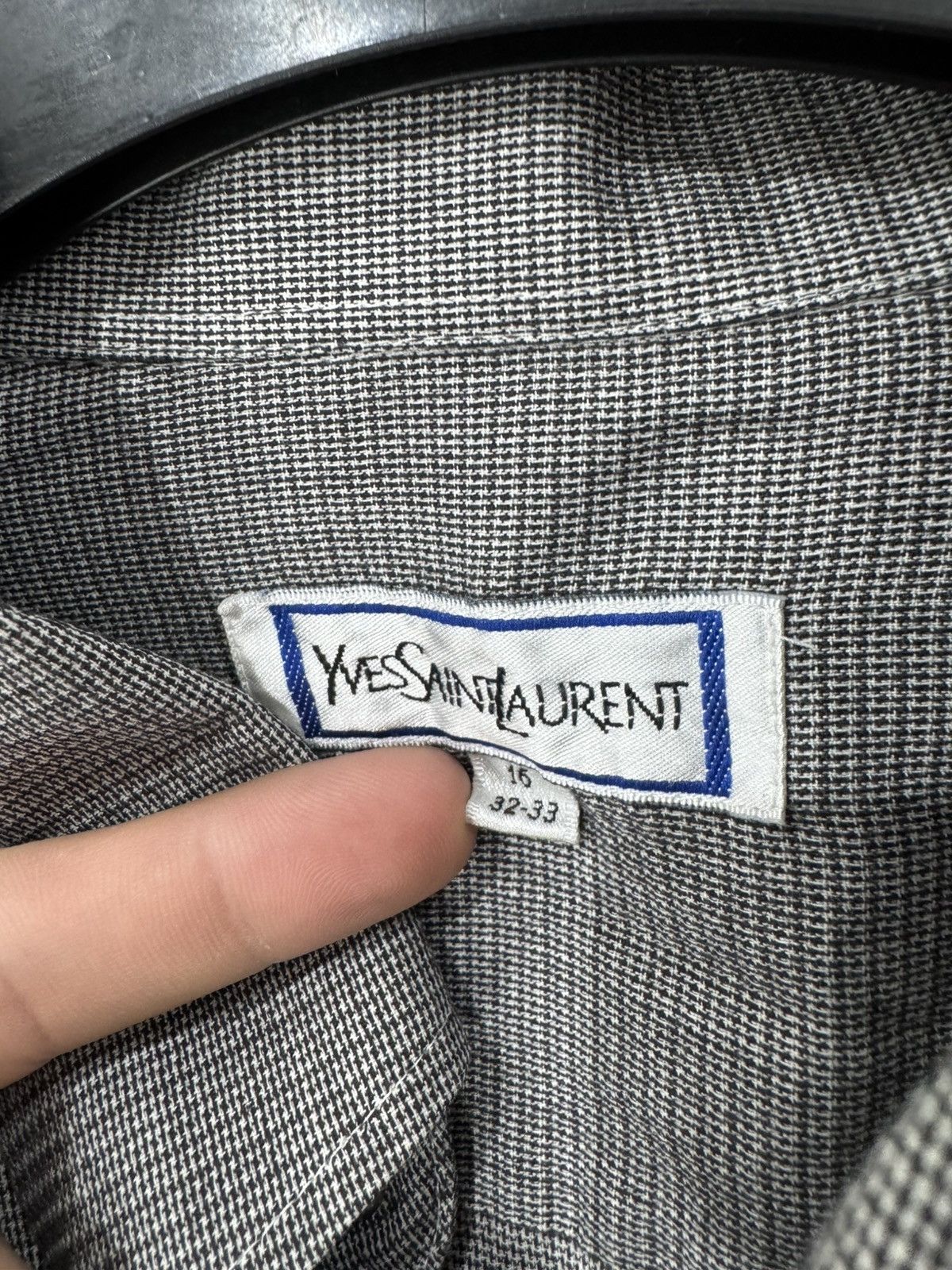 Yves Saint Laurent 90s Vintage Yves Saint laurent shirt YSL Size US L / EU 52-54 / 3 - 3 Thumbnail
