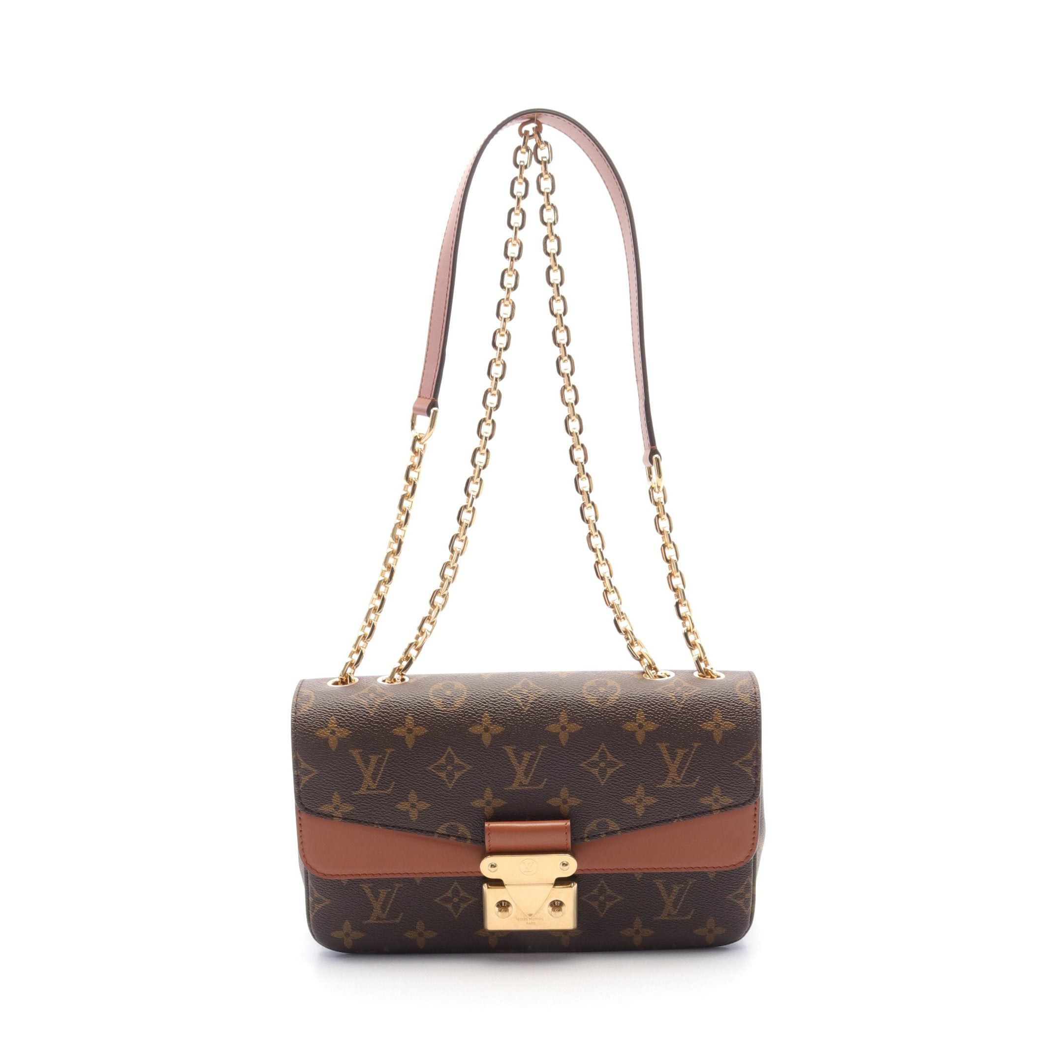 Louis Vuitton Louis Vuitton Marceau Monogram Caramel Chain Shoulder Bag Leather Brown Size ONE SIZE - 1 Thumbnail