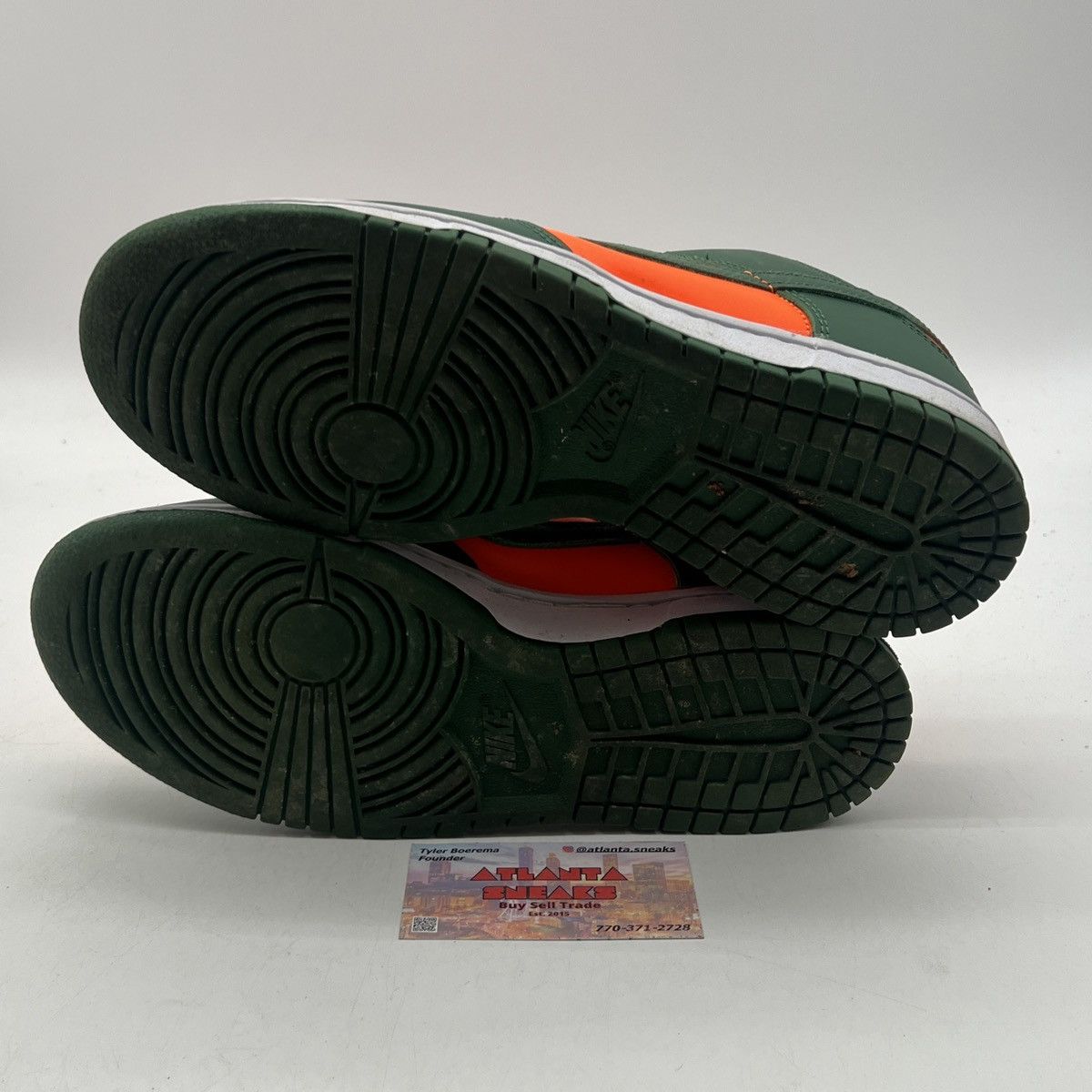 Nike Nike dunk low Miami hurricanes Size US 8 / EU 41 - 7 Thumbnail