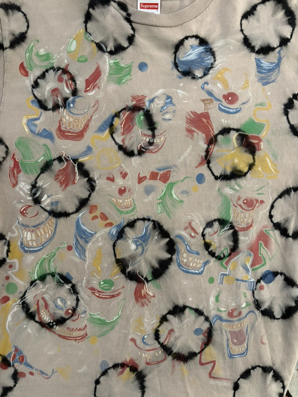 Supreme Supreme Liquid Blue Clowns Tee Size US M / EU 48-50 / 2 - 5 Thumbnail