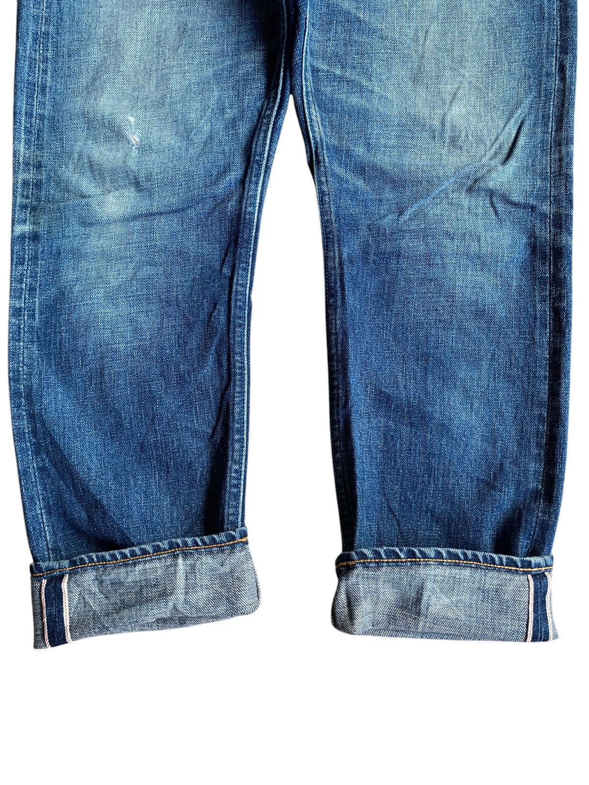Japanese Brand × Kapital × Vintage JAPAN BLUE JEANS SELVEDGE DISTRESSED DENIM Size US 33 - 10 Thumbnail