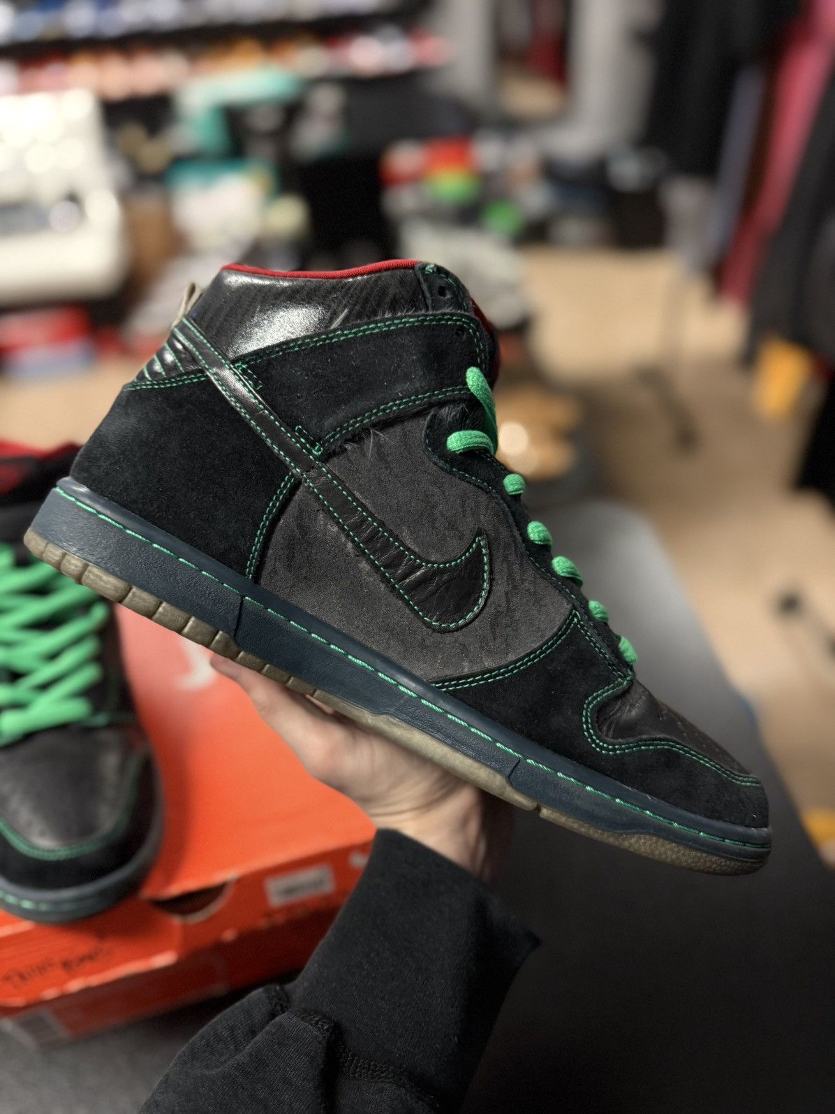 Nike Size 11 Nike Dunk High Premium SB 2008 Twin Peaks Night Owl Size US 11 / EU 44 - 5 Thumbnail