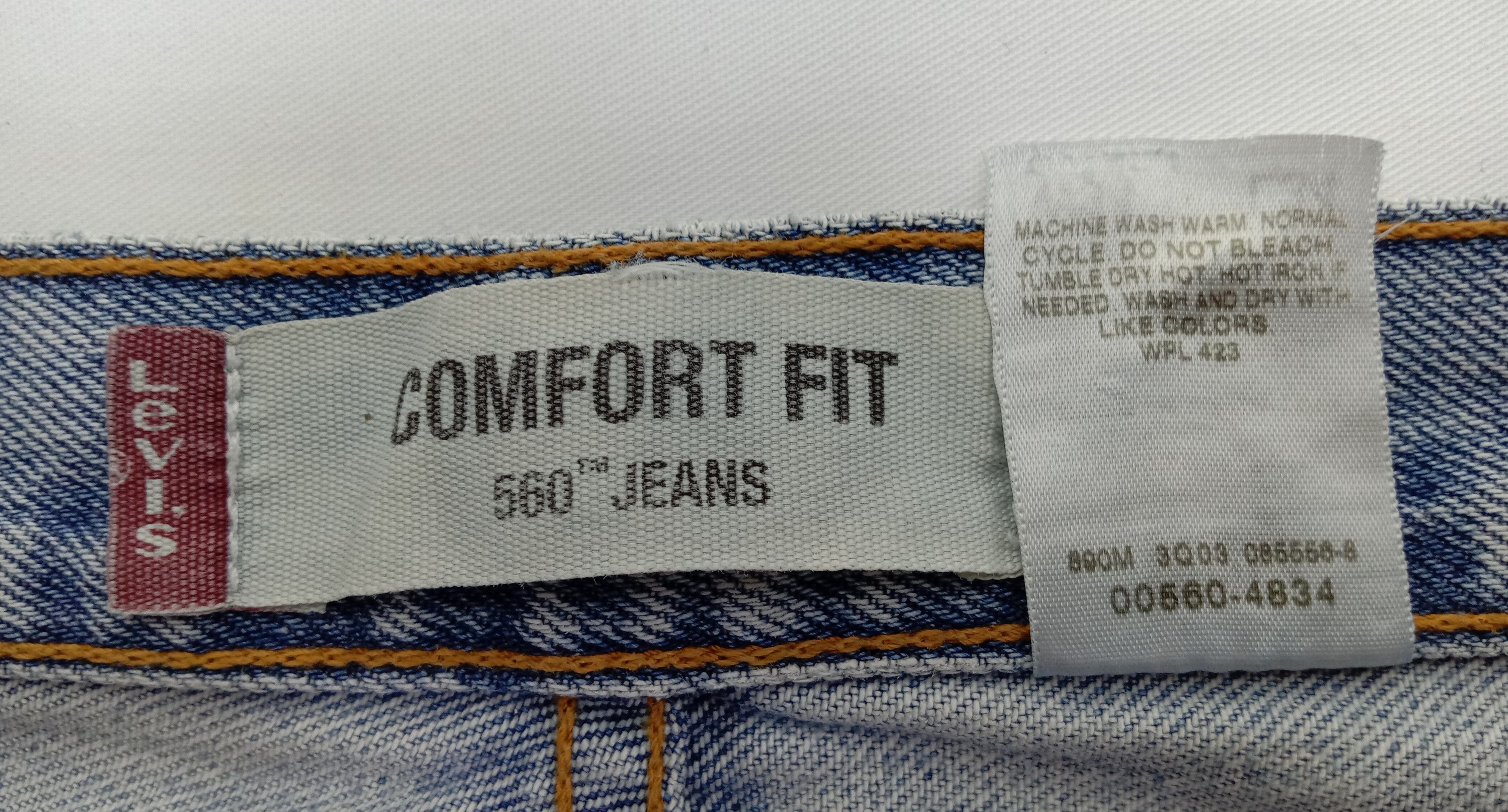 Levi's Vintage Levi's 560 Jeans Dirty Wash Comfort Fit Denim Size US 33 - 13 Thumbnail