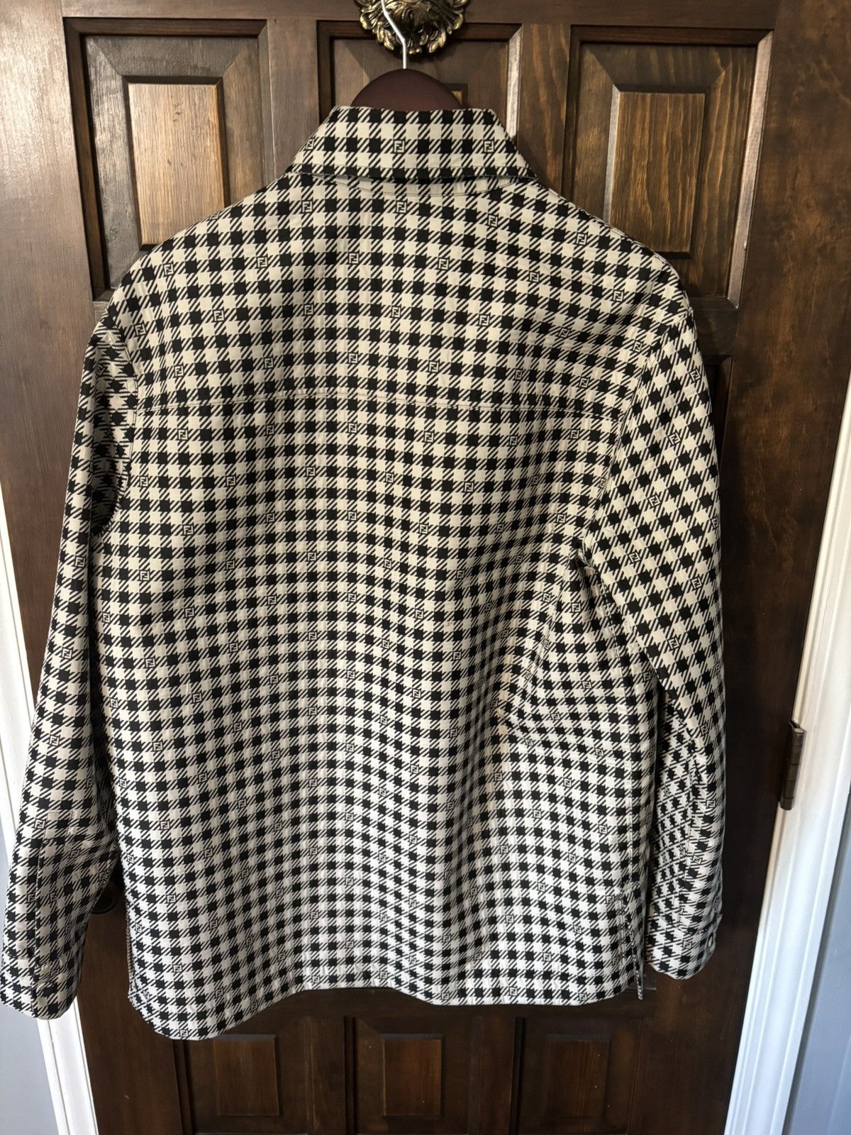 Fendi Fendi Houndstooth Reversible Jacket Size US M / EU 48-50 / 2 - 3 Thumbnail