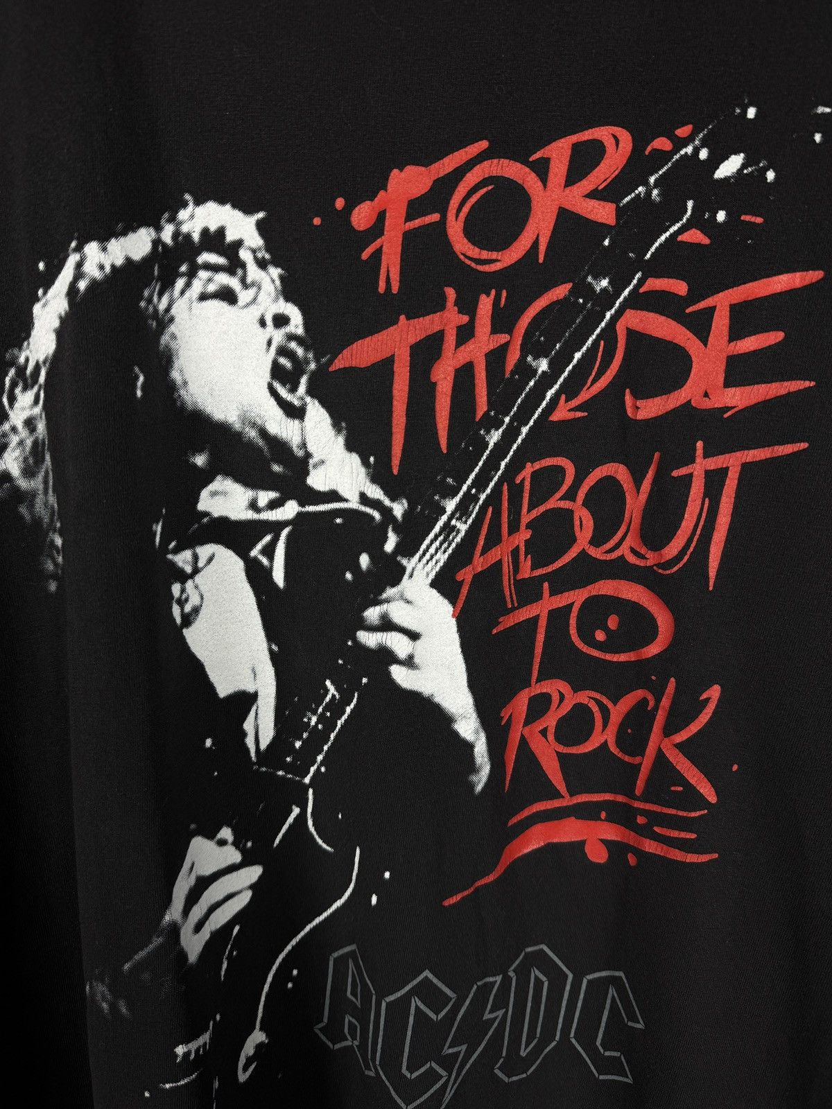 AC/DC AC/DC For Those About To Rock T-Shirt Vintage Band Tee XL Size US XL / EU 56 / 4 - 7 Thumbnail