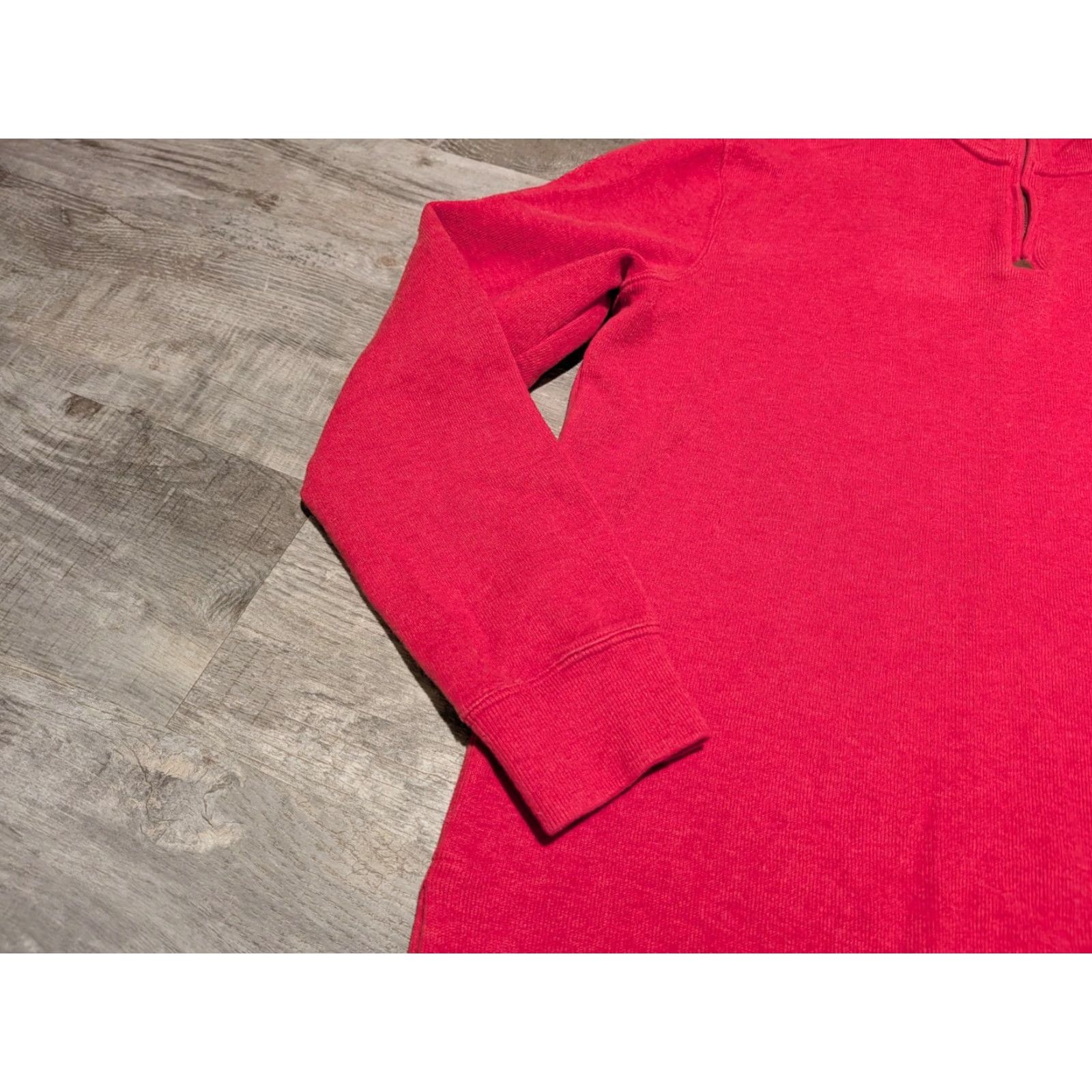 Polo Ralph Lauren Polo Ralph Lauren Sweater Adult M Red Quarter Zip Cotton Logo Embroidered Long Sleeve Mens Size US M / EU 48-50 / 2 - 4 Thumbnail