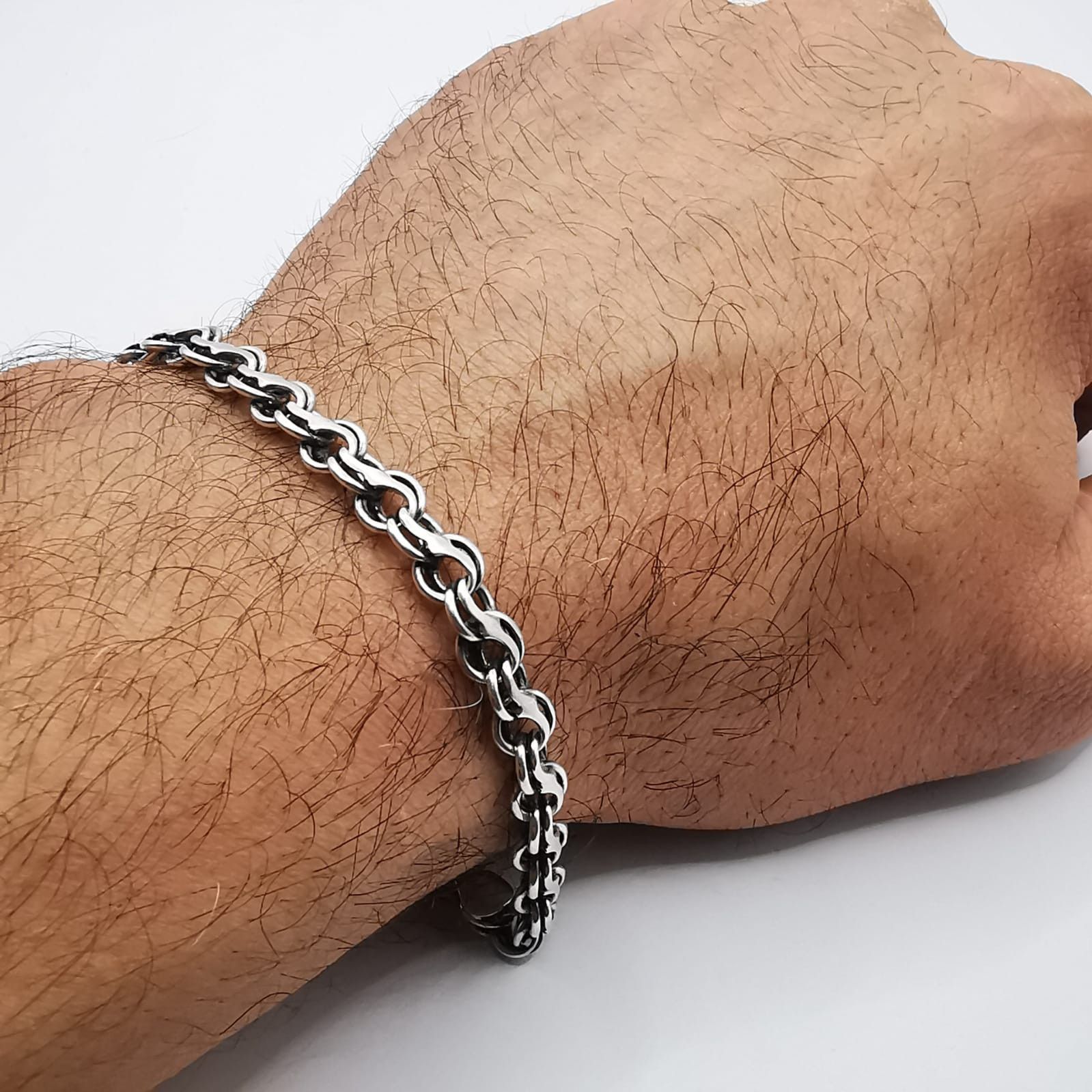 Sterling Silver Vintage Bracelet Jewelry, 925 Sterling Silver 12,89g Size ONE SIZE - 3 Thumbnail