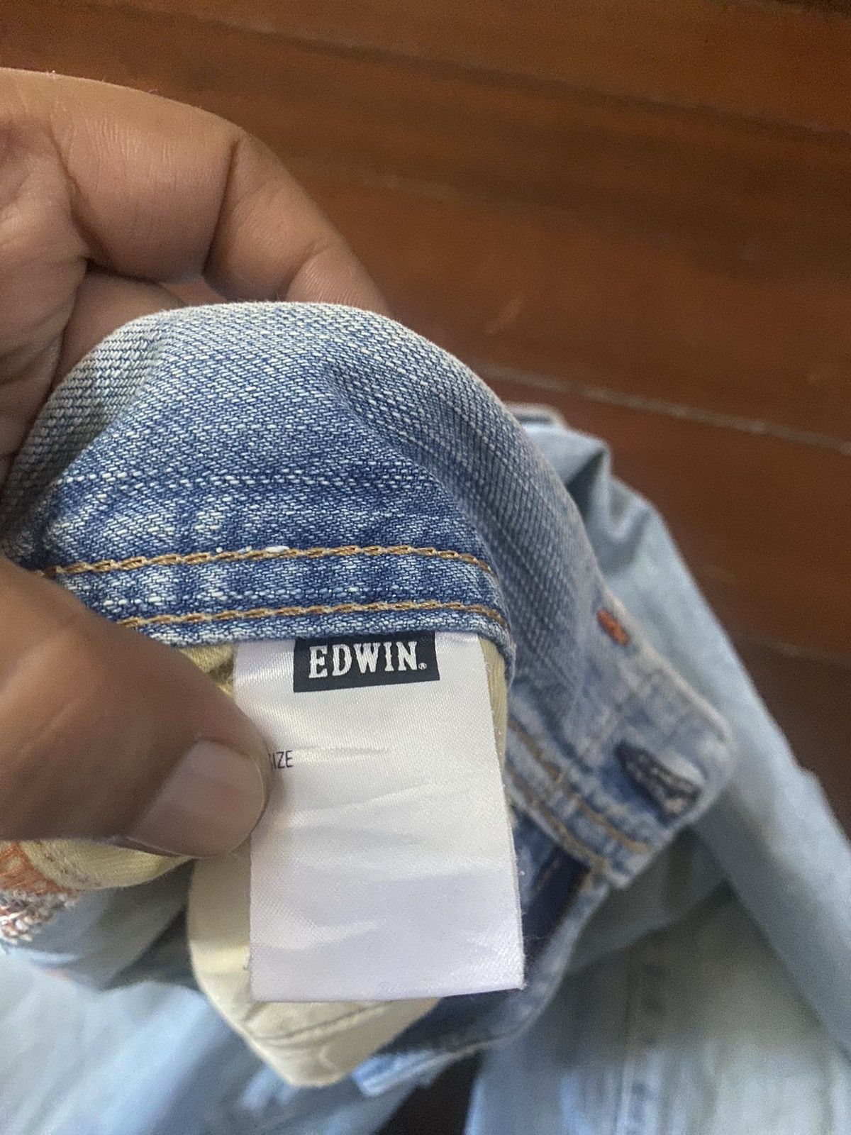 Edwin × If Six Was Nine × JNCO Wide Leg Jeans Edwin E Function Loose nice faded Y2k Size US 35 - 18 Thumbnail
