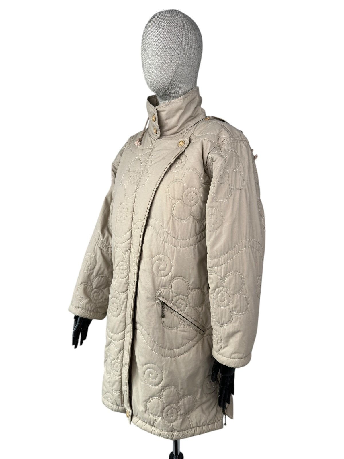 Gudrun Sjoden Vintage GUDRUN SJODEN Flower Jacket Hooded size S Size S / US 4 / IT 40 - 2 Thumbnail