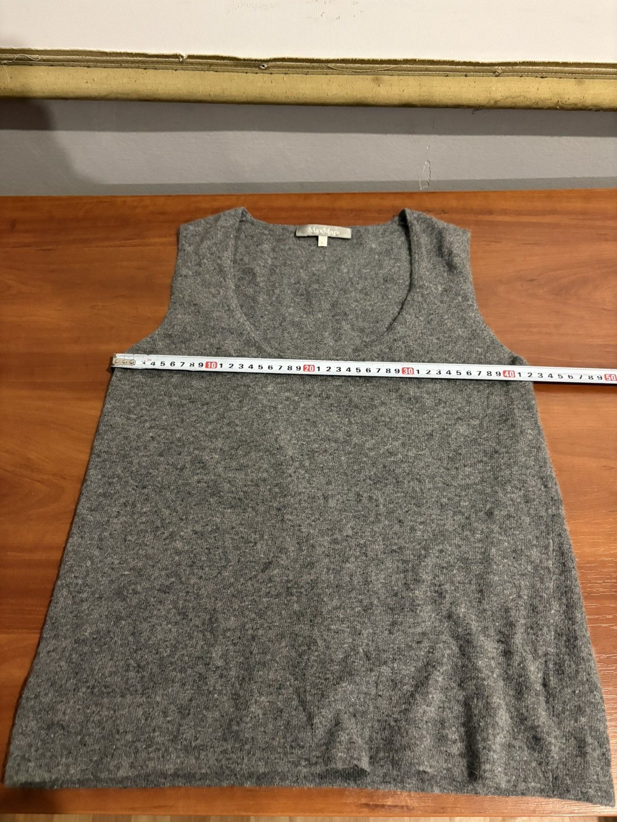 Max Mara Max Mara Rib Tank Top Wool Women’s Gray Size L Size L / US 10 / IT 46 - 9 Thumbnail