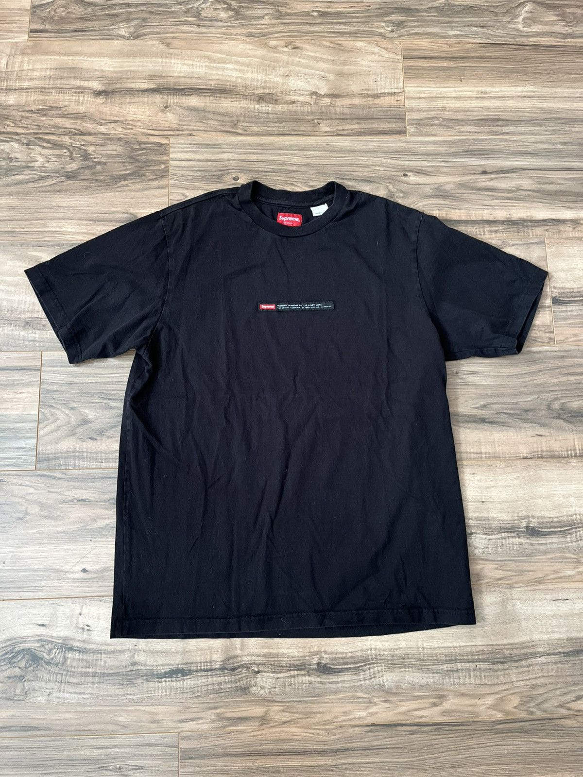 Supreme Supreme Property Label S/S Top Size US L / EU 52-54 / 3 - 1 Thumbnail
