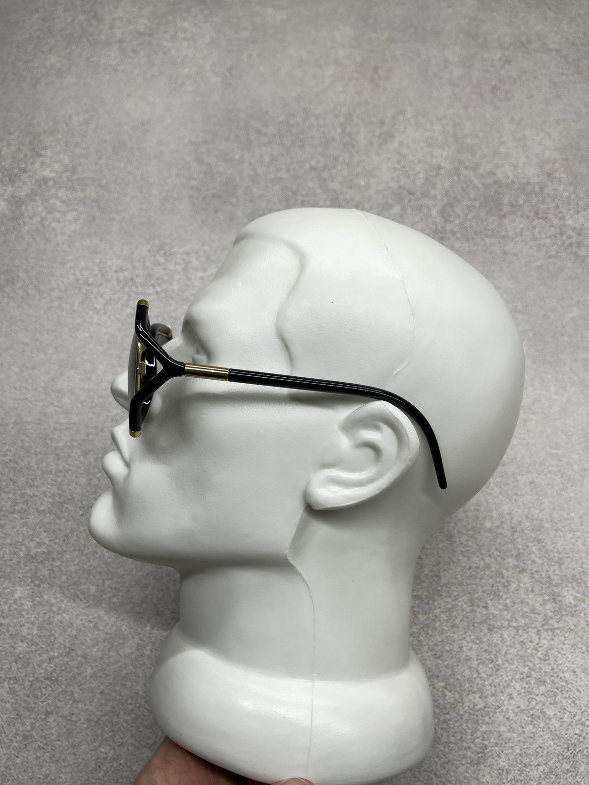TED LAPIDUS Ted Lapidus Paris 1970 Black Gold Sunglasses Tom Ford Style Size ONE SIZE - 5 Thumbnail