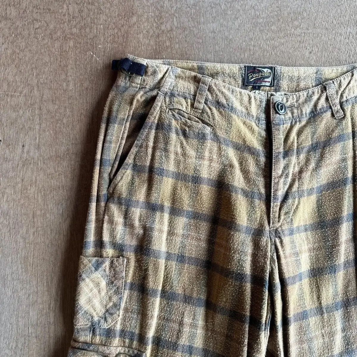 If Six Was Nine SICKS🔥PENGUIN MUNSINGWEAR JAPAN CHECK PLAID VTG DOUBLE KNEE Size US 30 / EU 46 - 5 Thumbnail