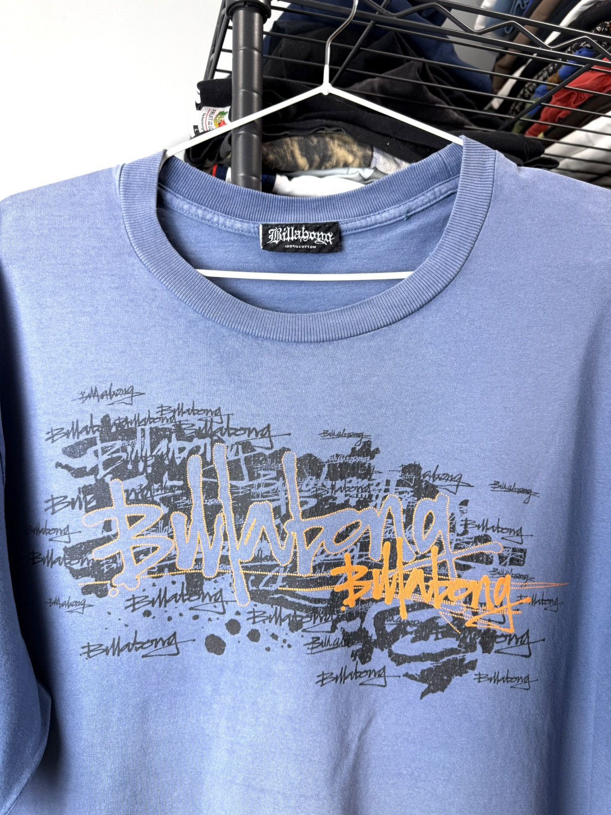 Billabong 00’s Vintage Billabong T Shirt Surf Style Quiksilver Mambo Size US L / EU 52-54 / 3 - 3 Thumbnail