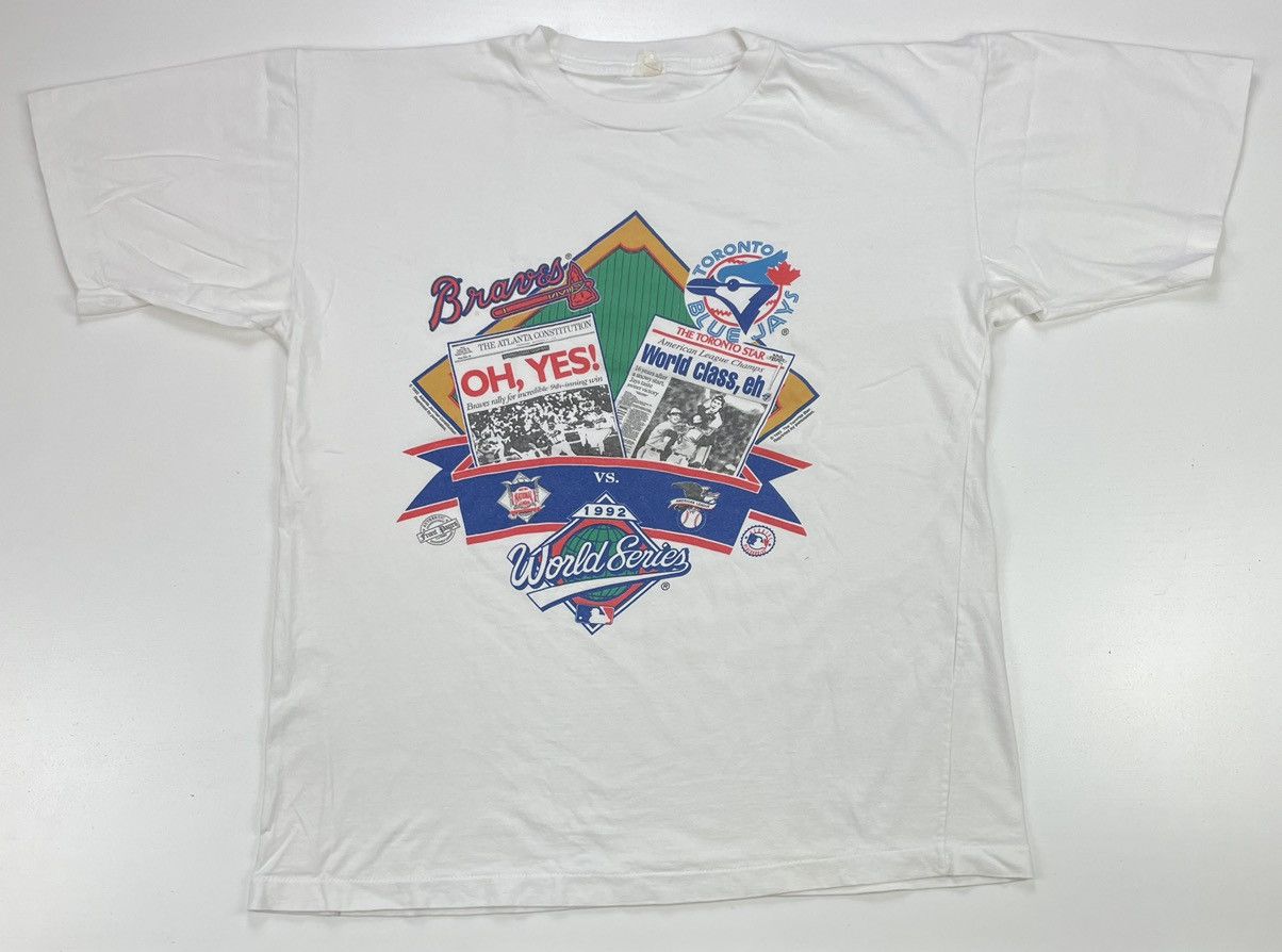 Vintage 90s Atalanta Braves 1992 World Series Shirt 