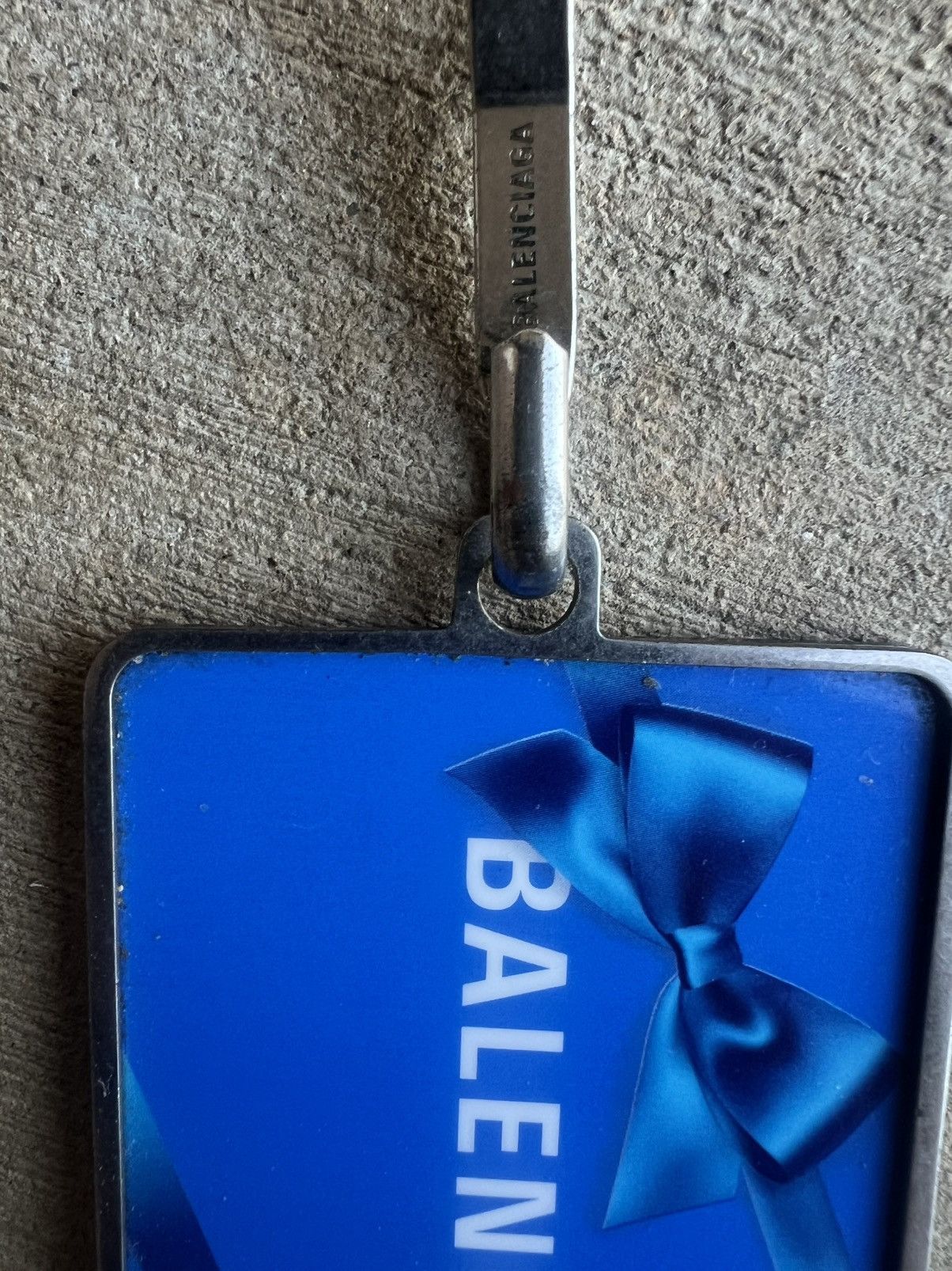 Balenciaga Balenciaga Gift Card Badge Necklace Size ONE SIZE - 5 Thumbnail