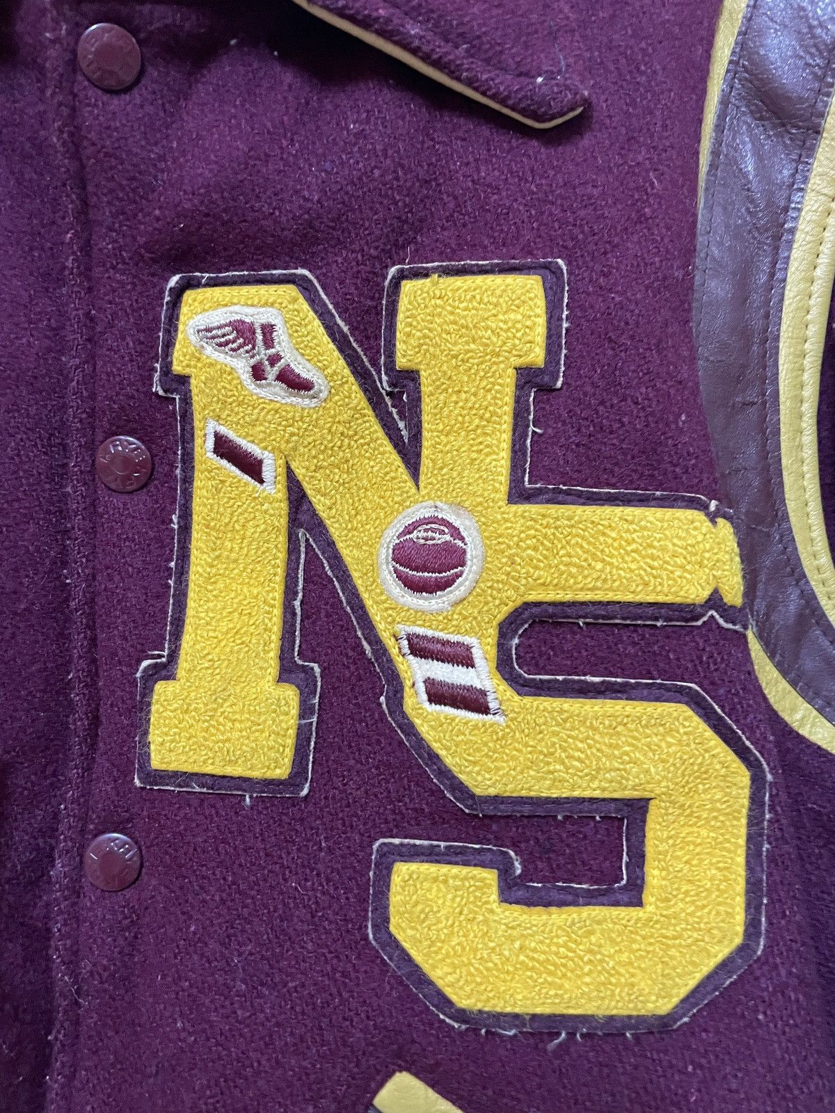 Vintage Vintage 60’s Kaye Bros Varsity Letterman Jacket Distressed Size US S / EU 44-46 / 1 - 3 Thumbnail