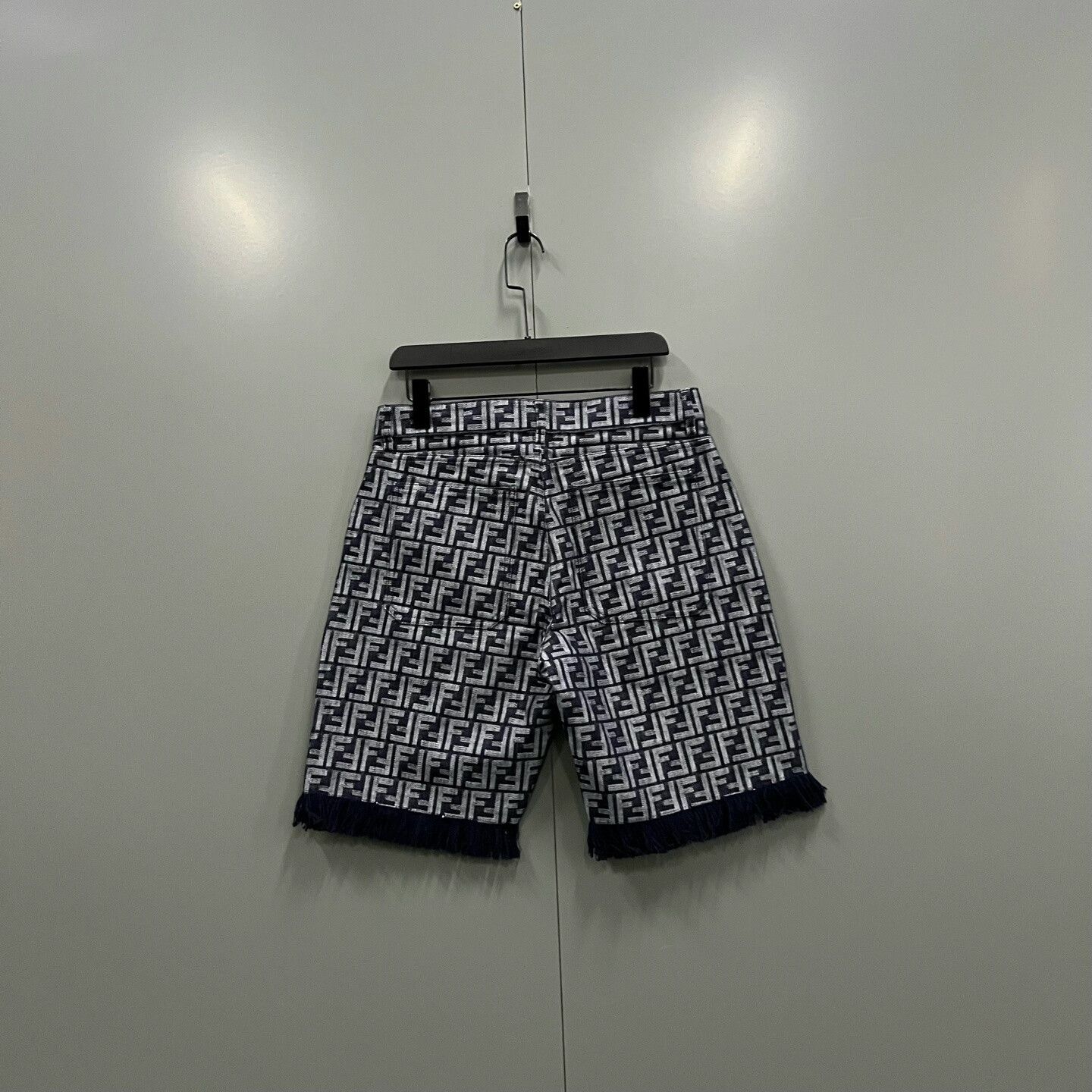 Fendi FENDI Monogram FF Fringe Shorts Size US 33 - 2 Thumbnail