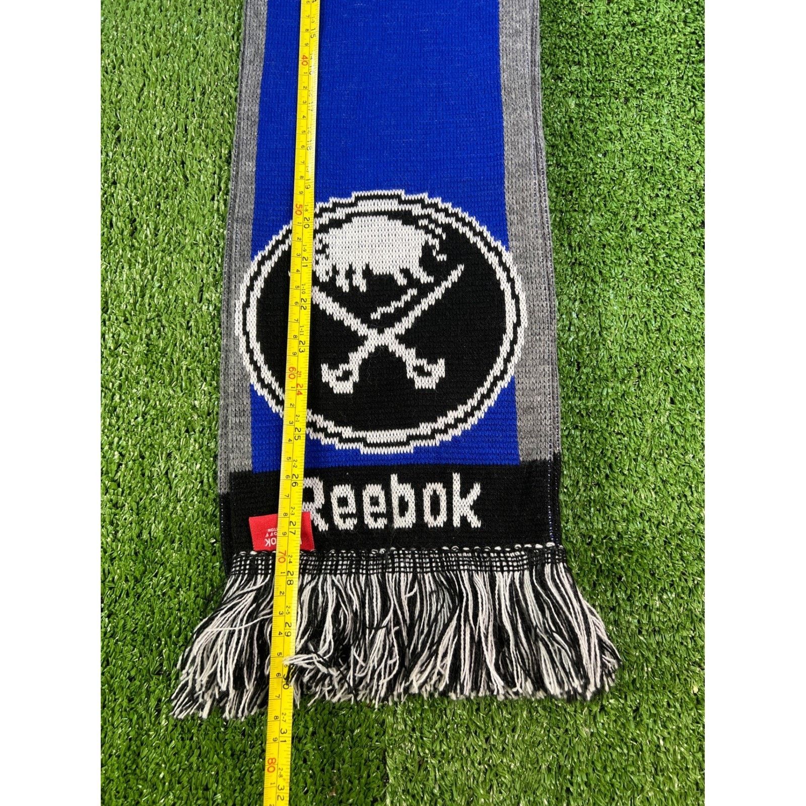 Reebok Reebok Buffalo Sabres/Ducks NHL Hockey Scarf scarve Knit Size 34 - 3 Thumbnail