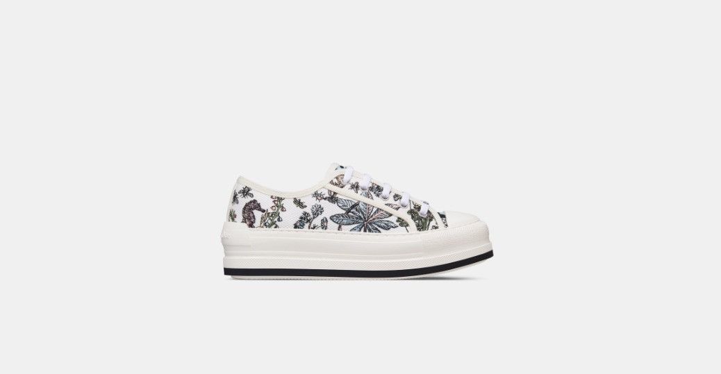 Dior o1w1db11025 KCK385 Platform Low-Top Sneakers in Multicolor Size US 5 / IT 35 - 1 Thumbnail
