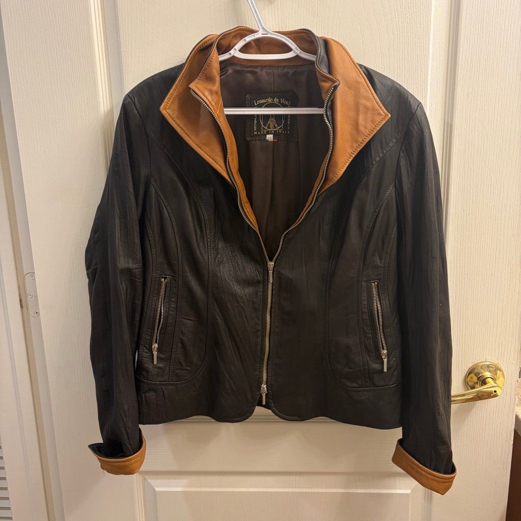 Pelle Pelle × Rick Owens Pelle Pelle type Leonardo da Vinci Leather Jacket size S Size US S / EU 44-46 / 1 - 2 Thumbnail