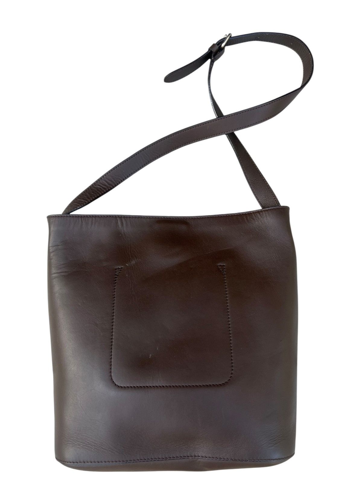 Margaret Howell Vintage Margaret Howell Patina Scratch Cowhide Leather Bag Size ONE SIZE - 8 Thumbnail