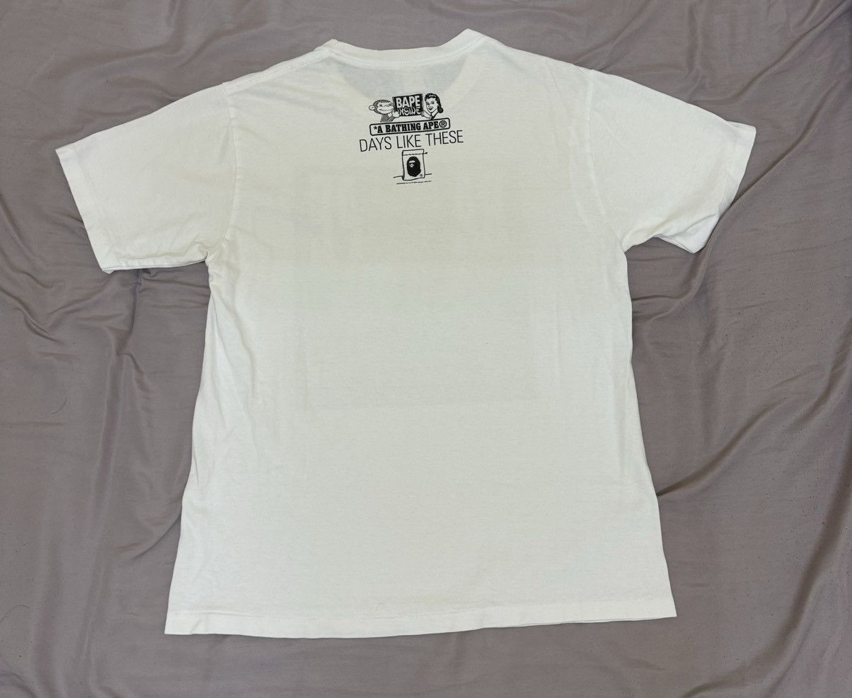 Bape Bape days like these tee Size US M / EU 48-50 / 2 - 2 Thumbnail