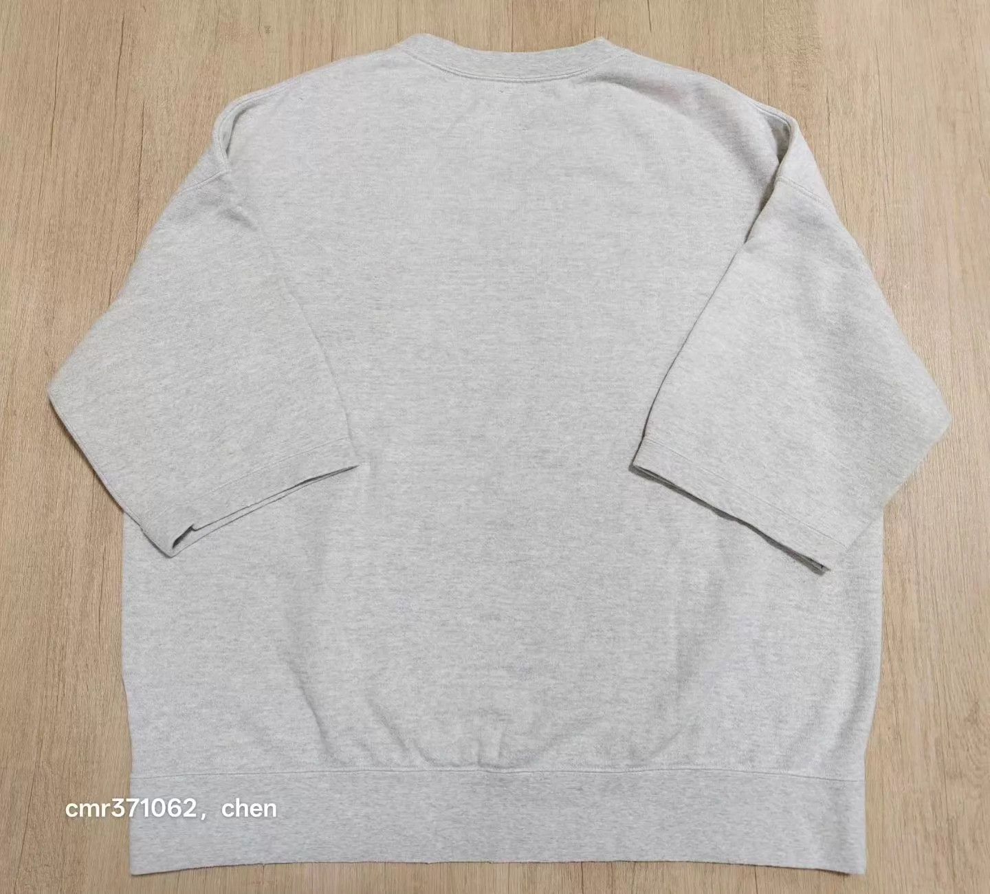 Visvim VISVIM 22SS AMPLUS SWEAT CRASH 7/8Sleeve Grey1 3 Size US L / EU 52-54 / 3 - 7 Thumbnail