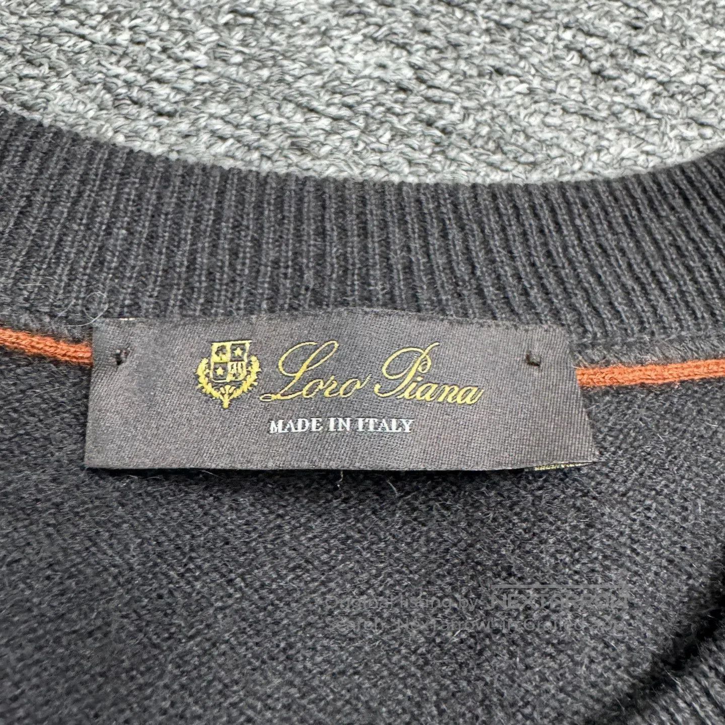 Loro Piana Black Long Sleeve Sweatshirt Size L. Size US L / EU 52-54 / 3 - 2 Thumbnail