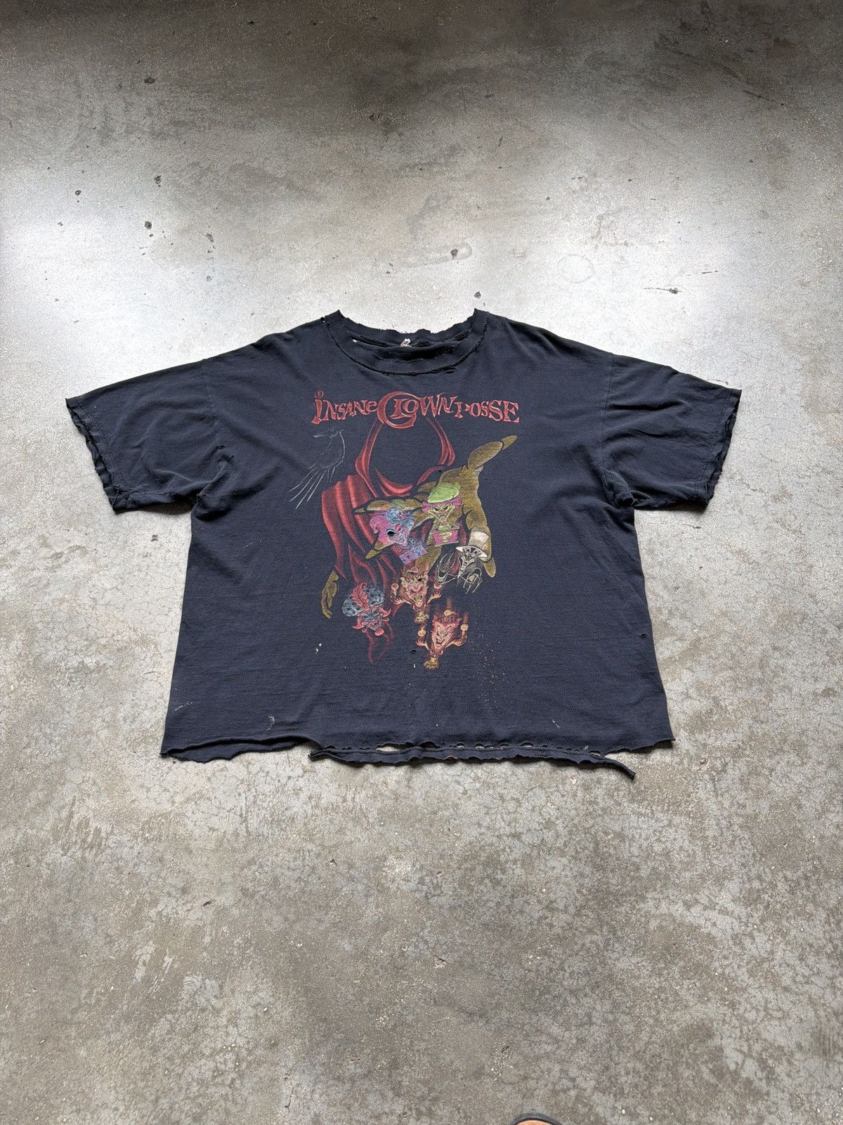 Vintage Vintage Insane Clown Posse ICP Thrashed Tee Size US XL / EU 56 / 4 - 1 Thumbnail
