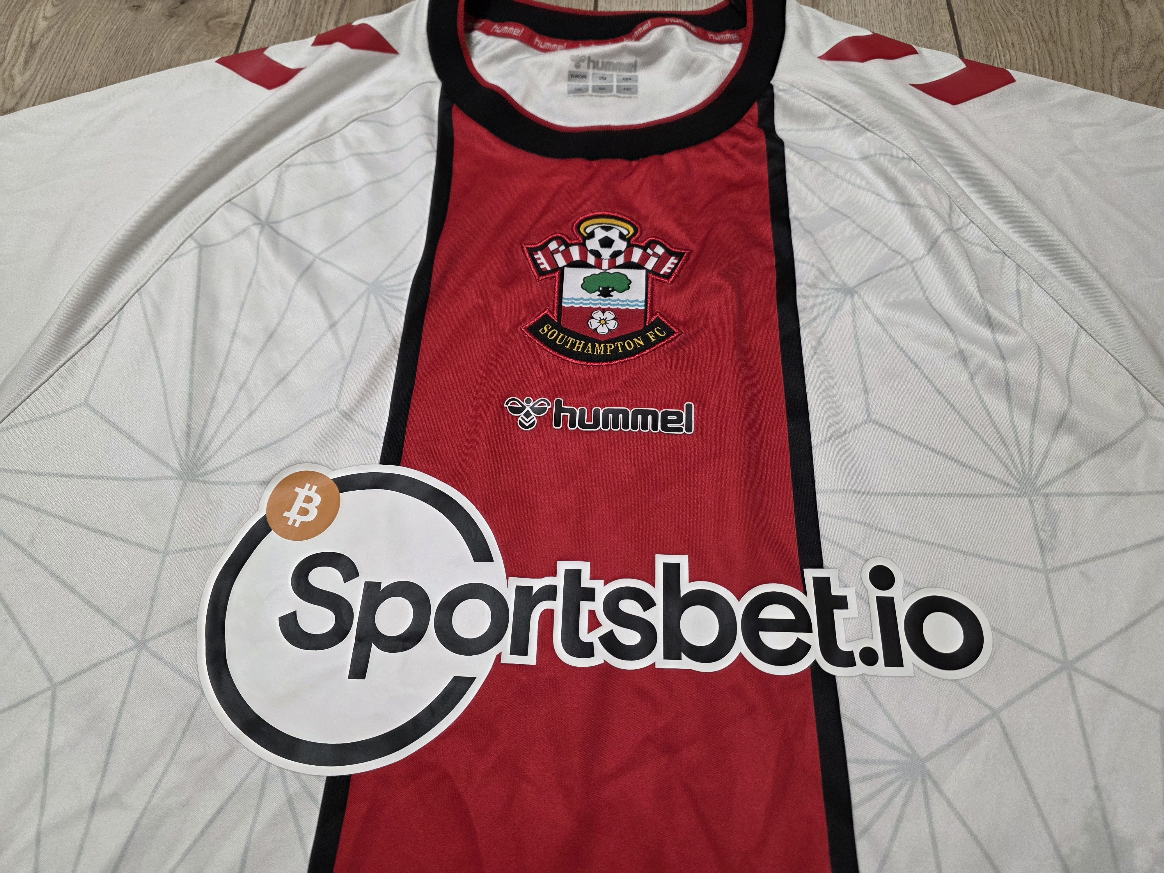 Hummel SOUTHAMPTON 2022 2023 HOME FOOTBALL SOCCER JERSEY 3XL Size US XXL / EU 58 / 5 - 3 Thumbnail