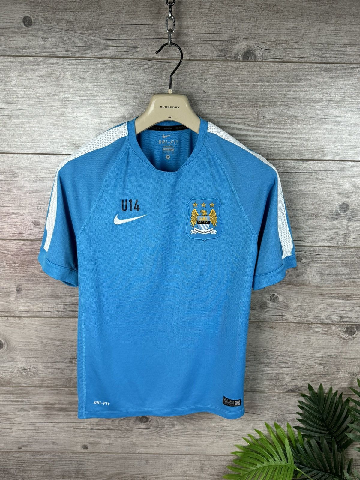 Nike NIKE MANCHESTER CITY 2014/2015 FOOTBALL SOCCER JERSEY SIZE M Size US M / EU 48-50 / 2 - 2 Thumbnail