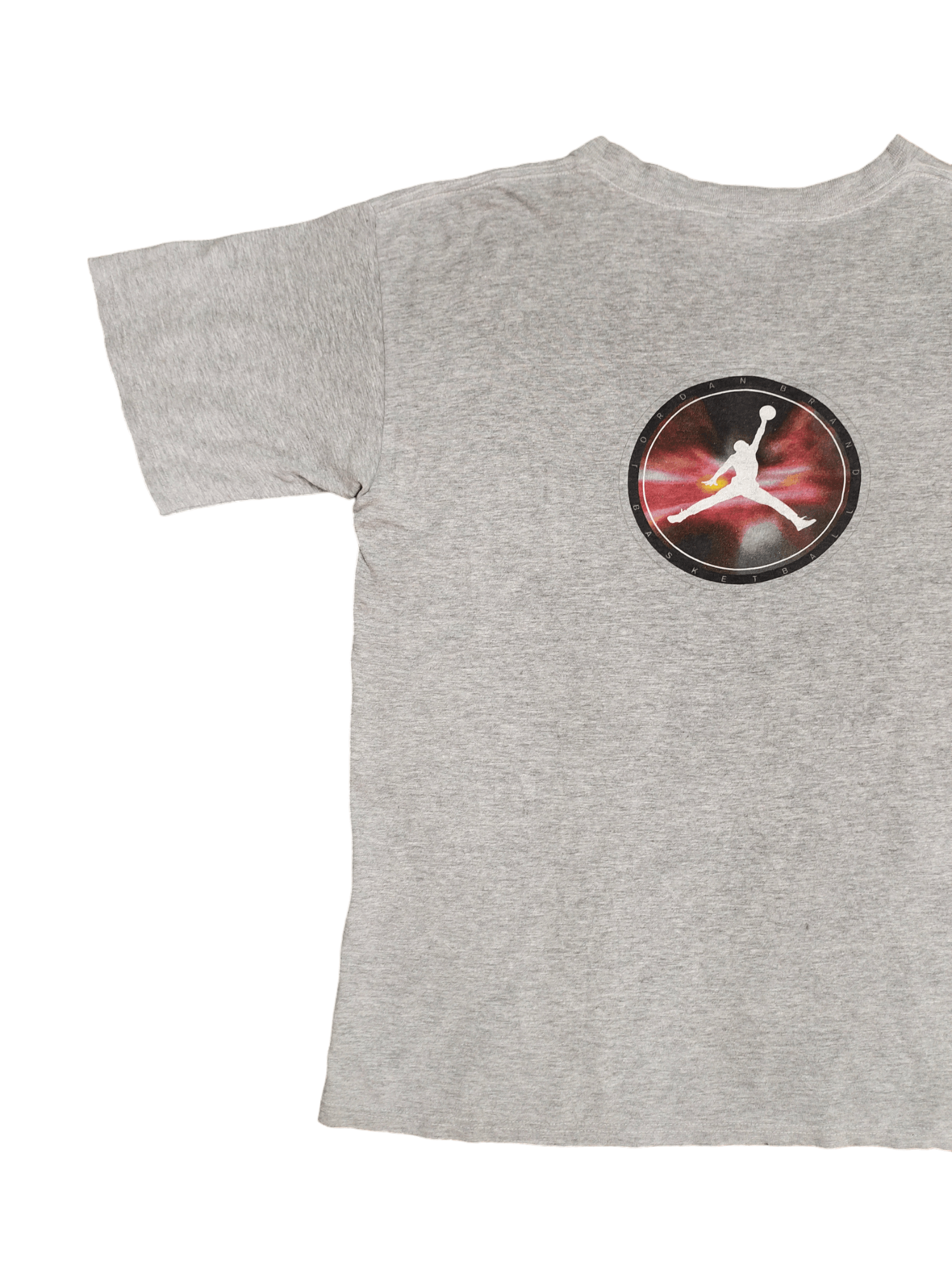 Jordan Brand Vintage 90s Nike Jordan Brand Basketball Center Logo T-Shirt Size US L / EU 52-54 / 3 - 6 Thumbnail