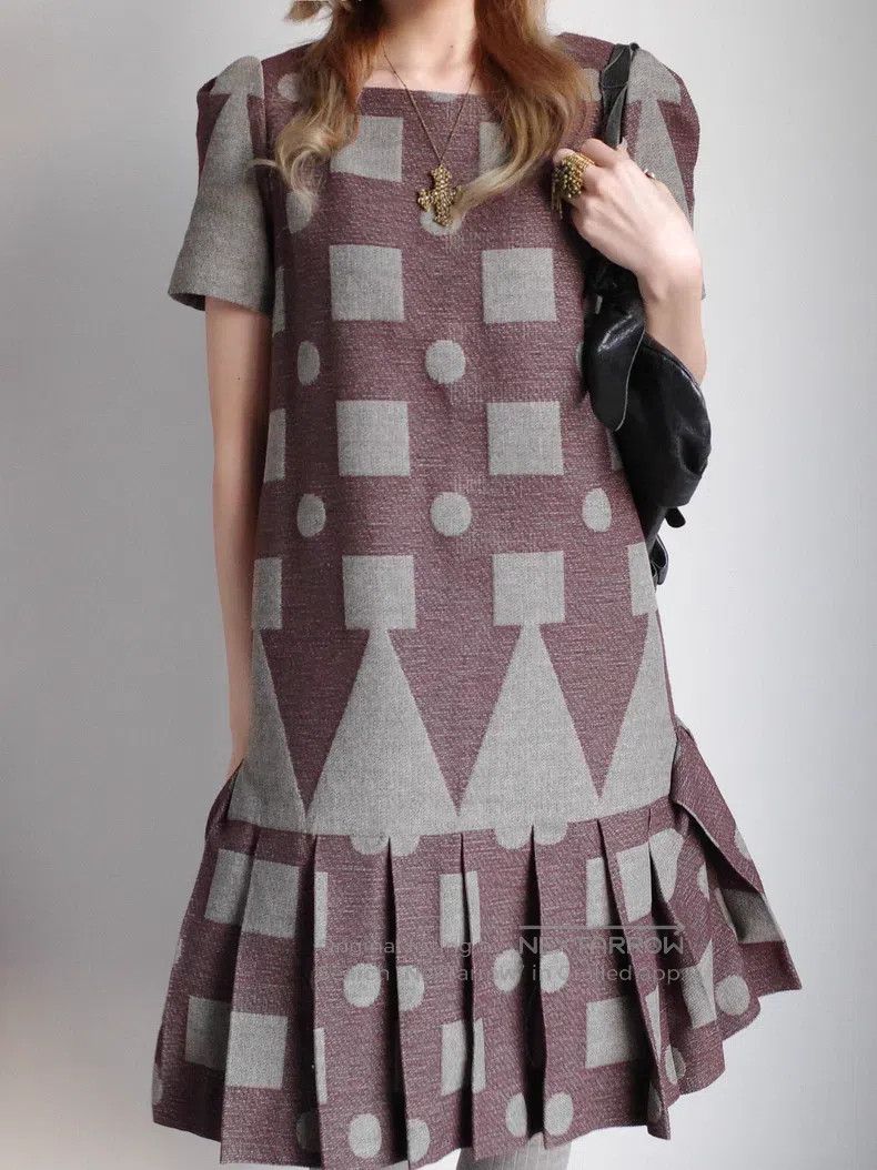 Vivienne Westwood Vivienne Westwood Geometric pattern polka dot burgundy cot Size M / US 6-8 / IT 42-44 - 2 Thumbnail
