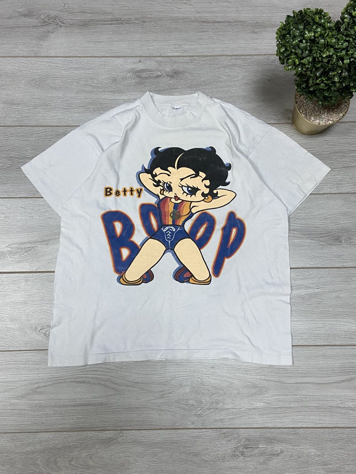Other Betty Boop USA 90s vintage xxx sex t-shirt boxy cartoon Size US XL / EU 56 / 4 - 5 Thumbnail