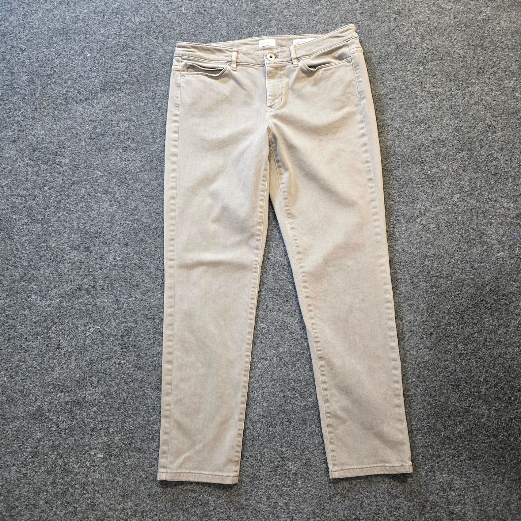 J. Jill J Jill Jeans Petite Gray Denim Boyfriend Straight Leg Mid Rise Casual Zip Size 30" / US 8 / IT 44 - 2 Thumbnail